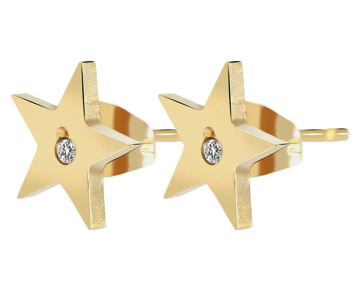 Adelia´s Paar Ohrhänger "Ohrringe – Ohrstecker aus Edelstahl mit Strass Steinchen" Ein stilvolles Geschenk für besondere Momente