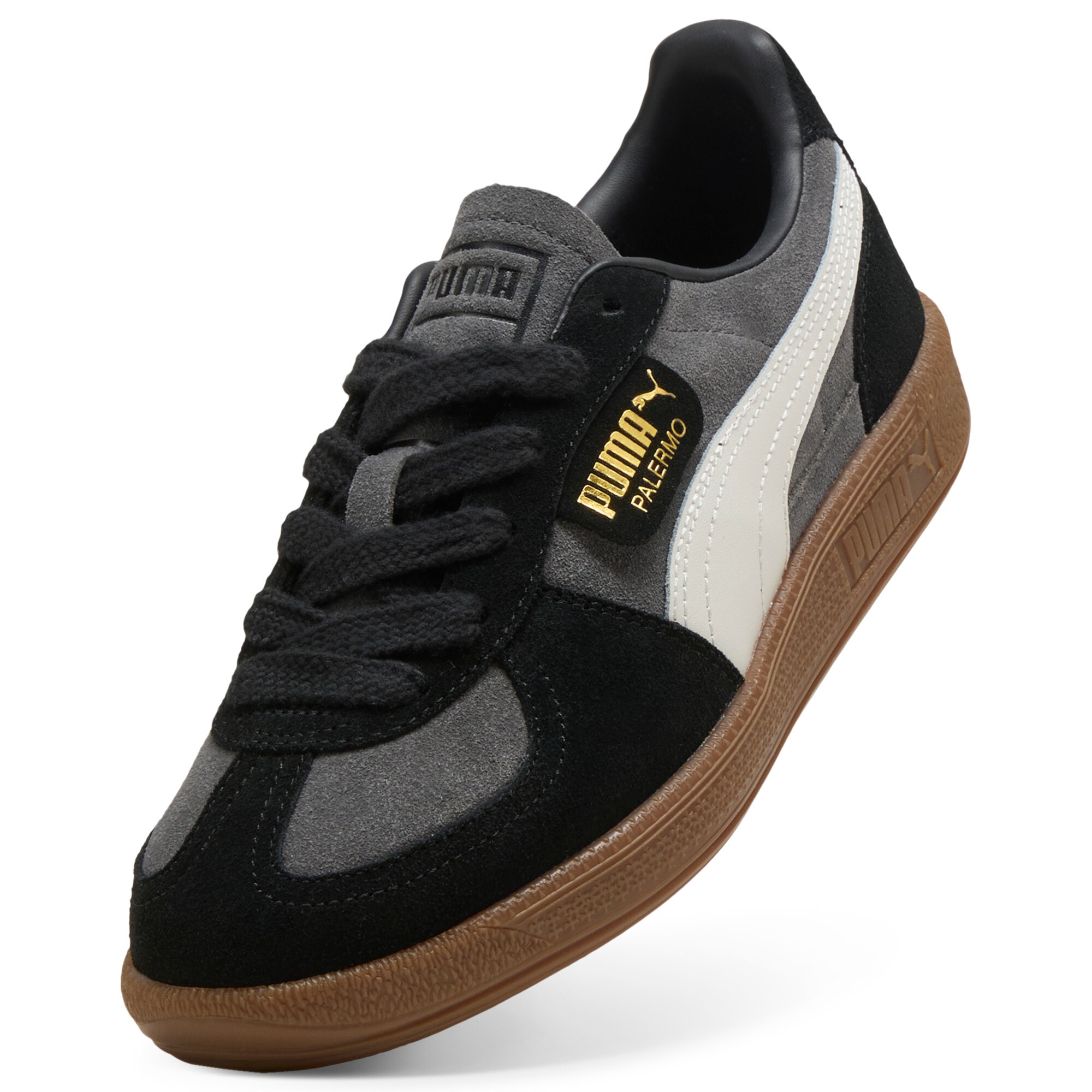 PUMA Sneaker »PALERMO JR«  niedrige Schuhhöhe, mit Schnürung, nicht herausnehmbare Innensohle