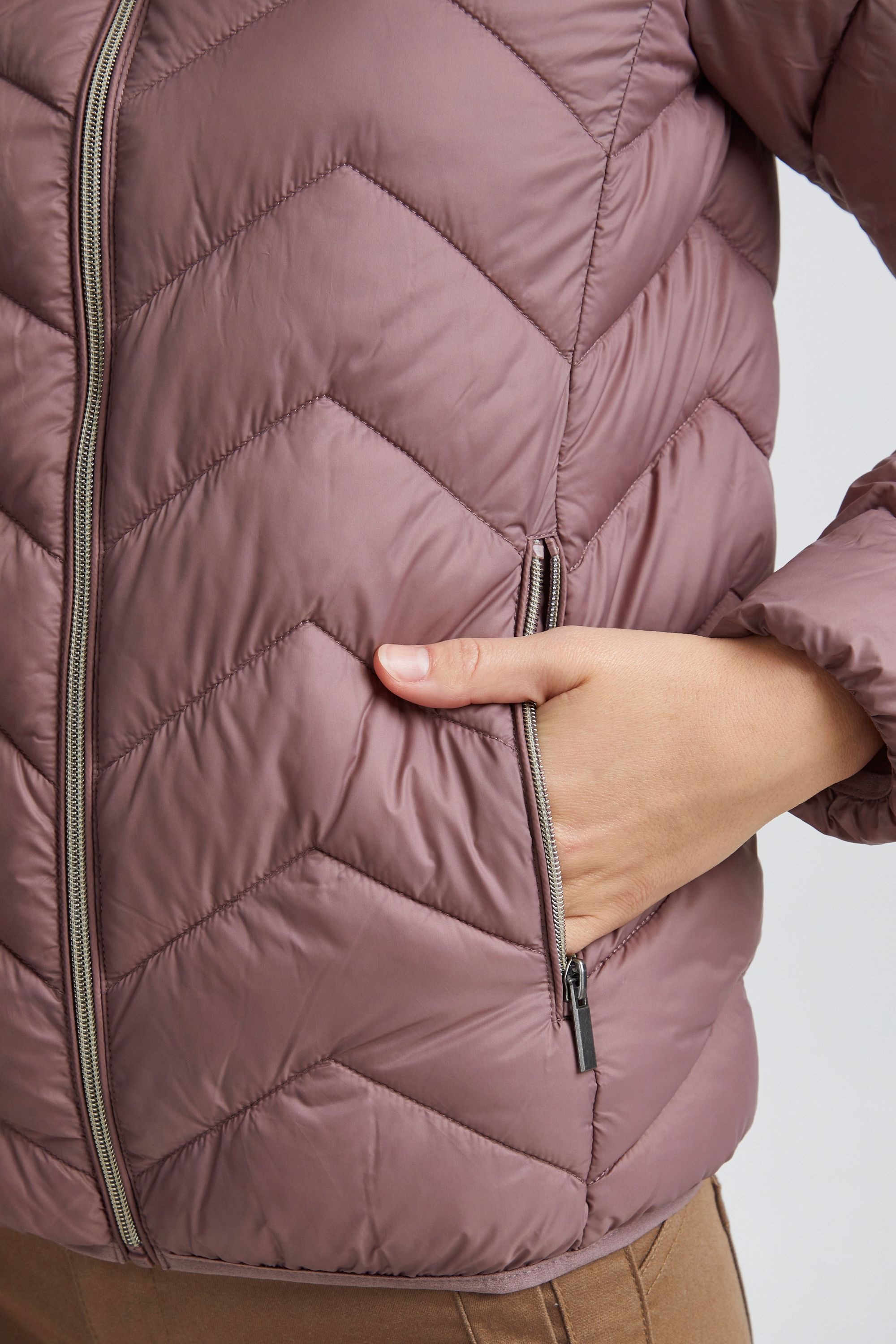 fransa Steppjacke »Steppjacke FRBapadding«, mit Kapuze