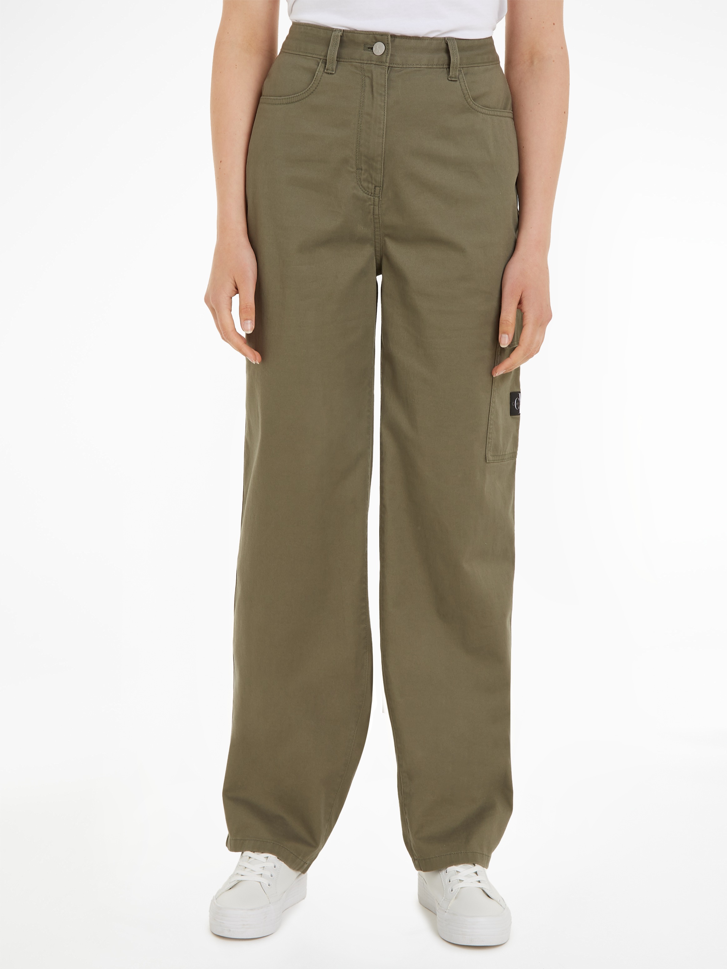 Calvin Klein Jeans Stretch-Hose »STRETCH TWILL HIGH RISE STRAIGHT«