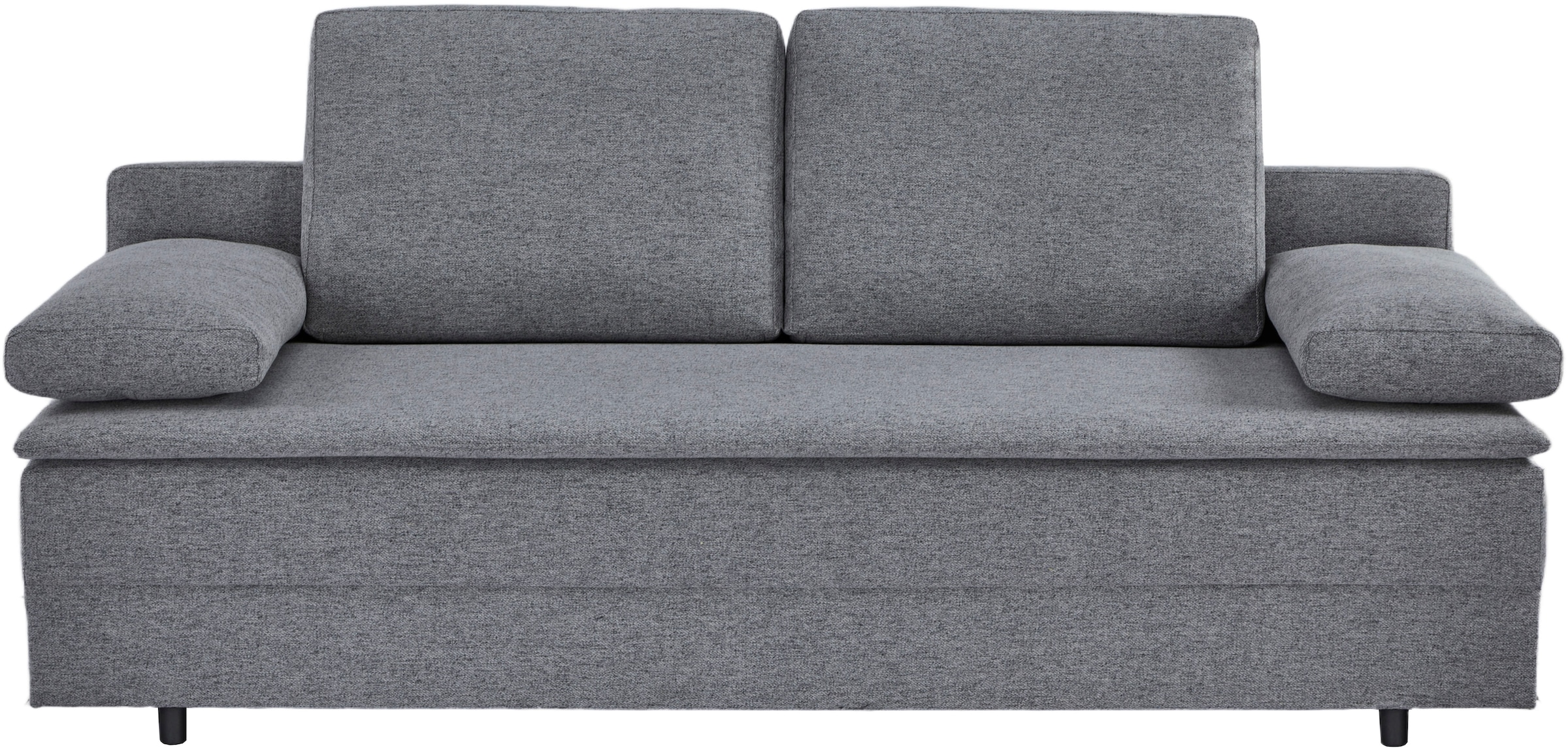 OTTO home Schlafsofa »JANNIKO Feinstruktur, Breite: 193 cm, Liegefläche 124x193 cm« mit Bettfunktion & Bettkasten, Matten-Polsterung