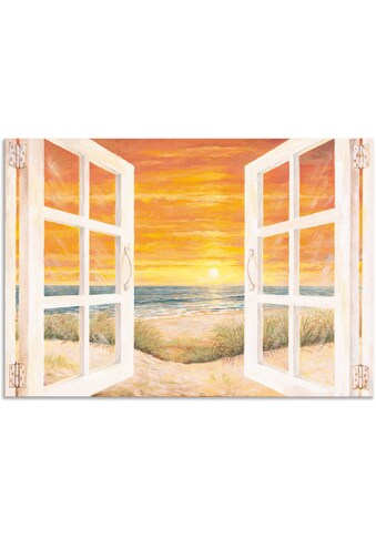 Artland Paveikslas »Fenster zum Meer« Meer pav...