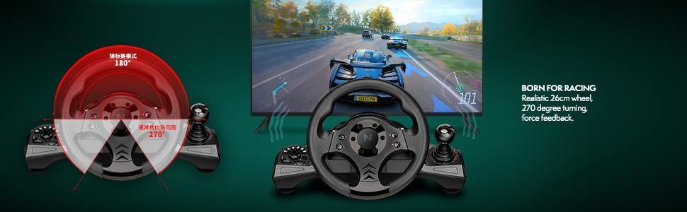 NITHO Lenkrad »Nitho Lenkrad Drive Pro V16 Racing schwarz«