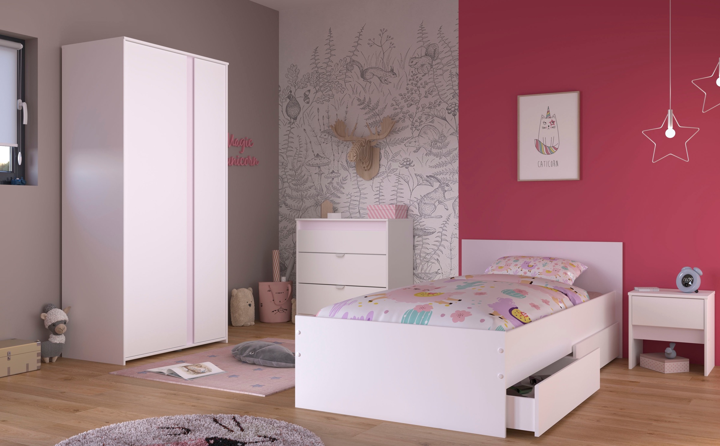 Parisot Jugendzimmer-Set "Pirouette" Set, 5 Stk. tlg. günstig online kaufen