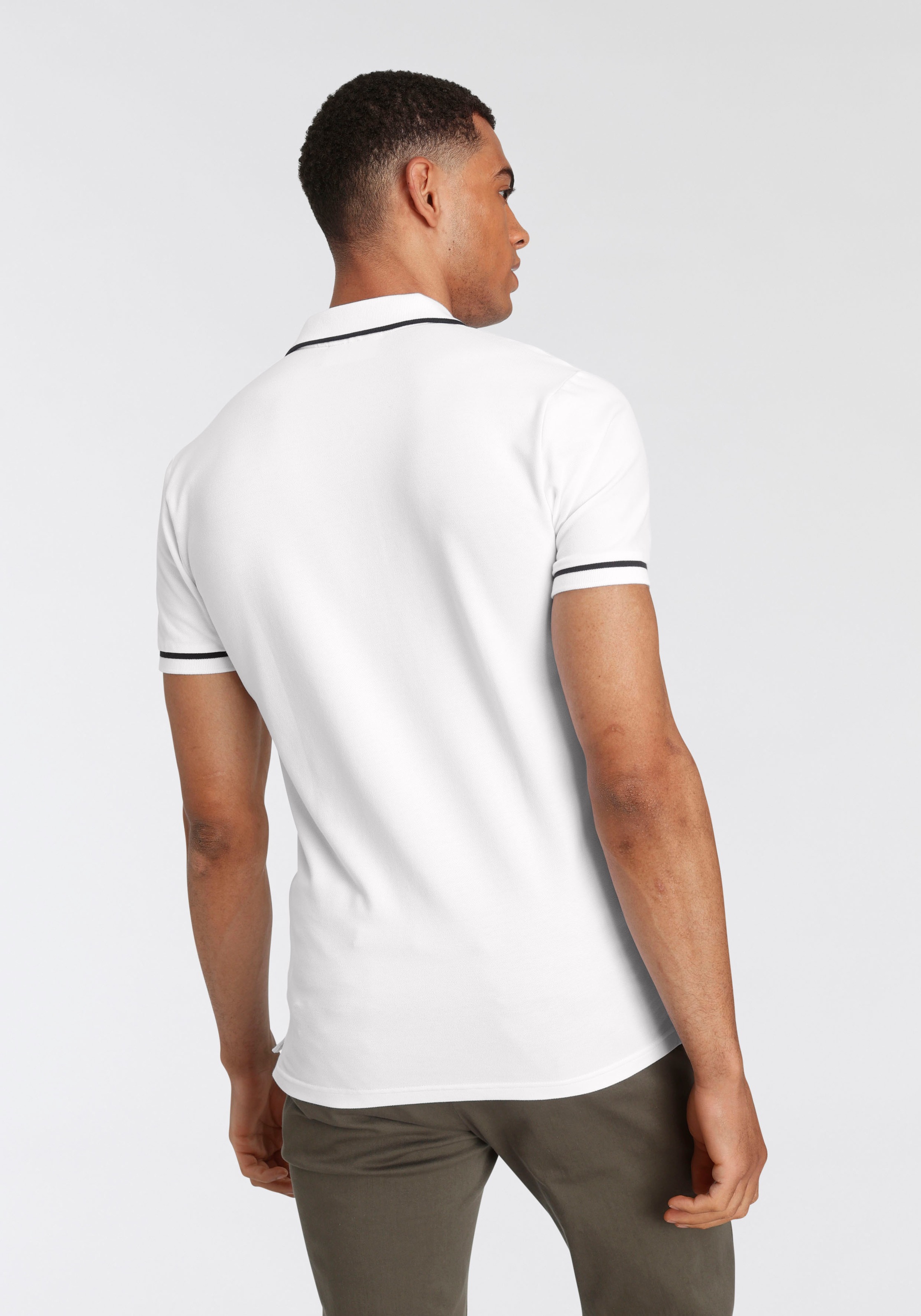 Calvin Klein Jeans Poloshirt TIPPING SLIM POLO mit Logomarkenlabel günstig online kaufen