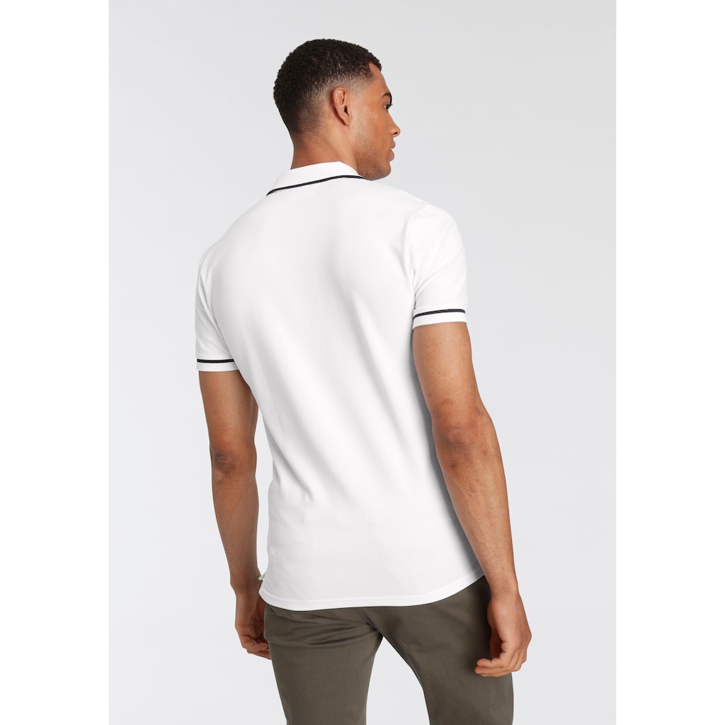 Calvin Klein Jeans Poloshirt »TIPPING SLIM POLO«, mit Logomarkenlabel