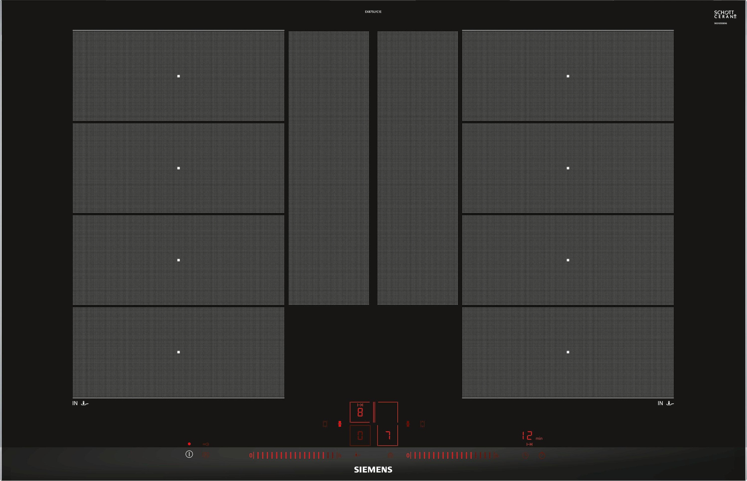 SIEMENS Flex-Induktions-Kochfeld "EX875LYC1E" mit powerMove Plus günstig online kaufen