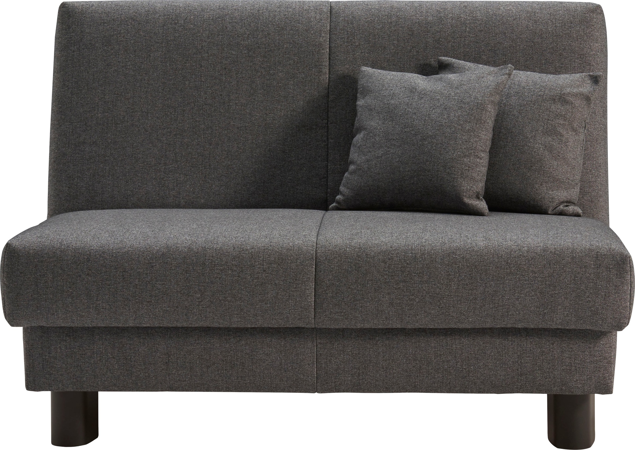 ell + ell Schlafsofa »Enny«, Liegefläche Breite 120 oder 140 cm, Liegehöhe 45 cm, Füße schwarz
