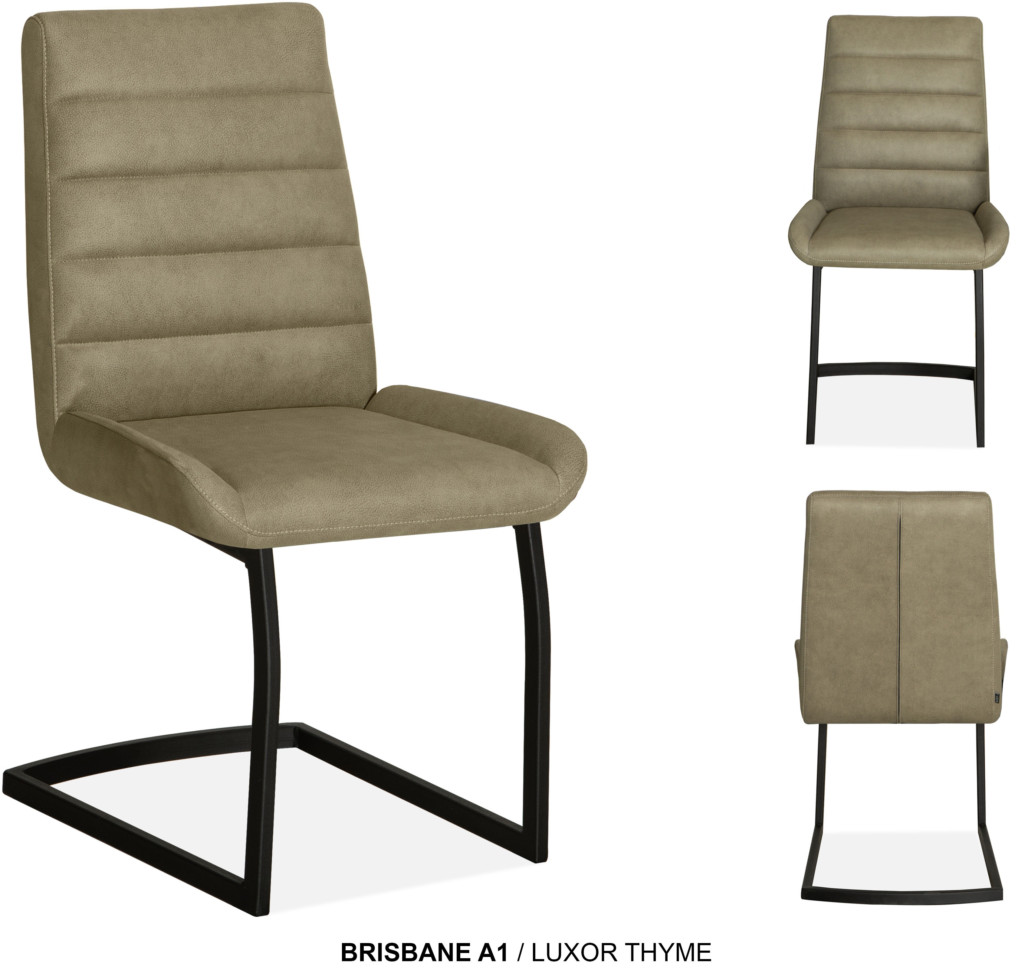 Thumbnail - OMG Design Esszimmerstuhl "Brisbane" (Set) 1 Stk.Esszimmerstuhl, pflegeleichter Bezug