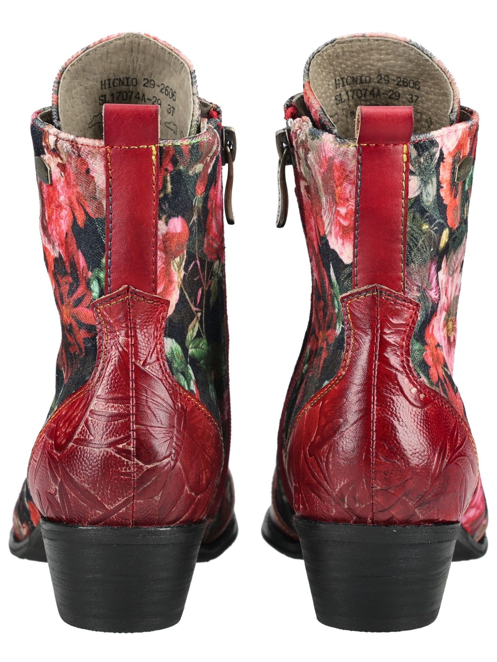 LAURA VITA Schnürstiefelette »LAURA VITA Stiefelette Leder/Textil«
