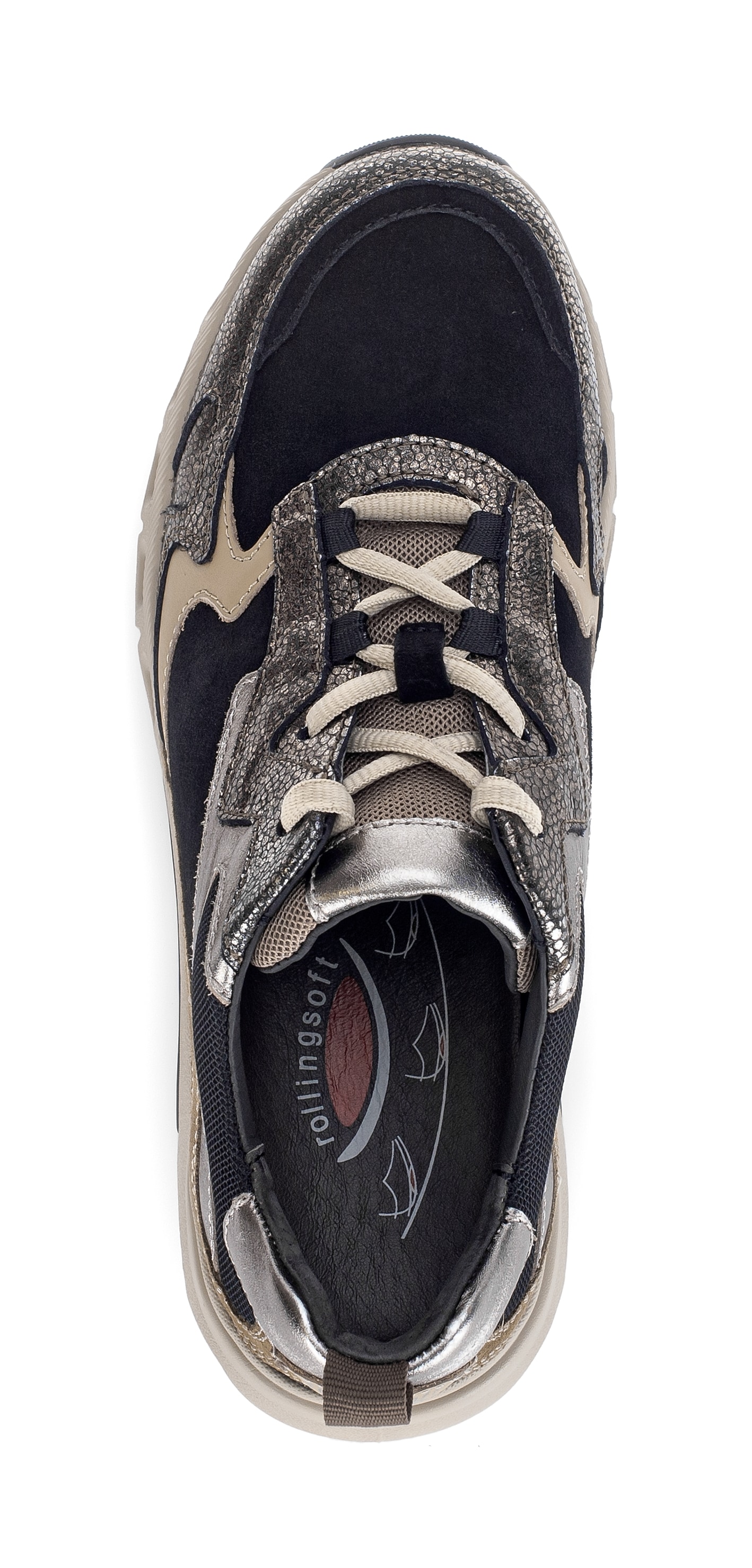 Gabor Rollingsoft Plateausneaker, mit Wechselfußbett