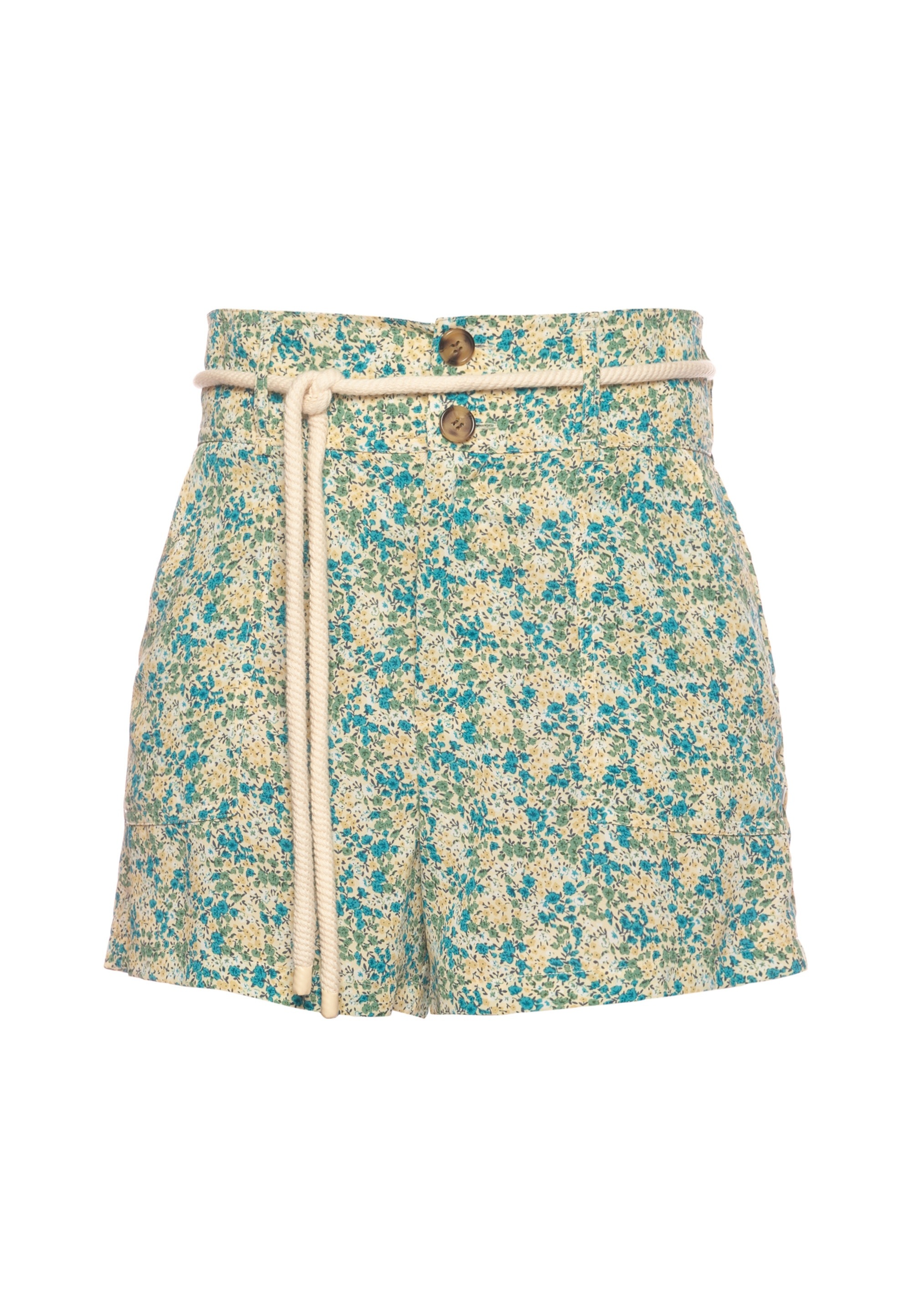 Le Temps Des Cerises Shorts, mit trendigem Seil-Gürtel