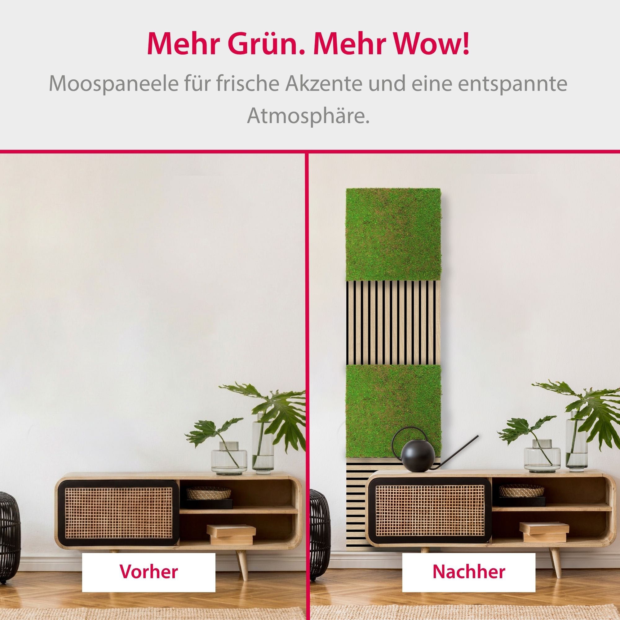Architects Paper Wandpaneel »A.S. Création Modular Wall Wandpaneel Pflanzenoptik Natur« 1 tlg. Natur- und Kunstfasern auf rPET-Filz für botanische 3D-Wände