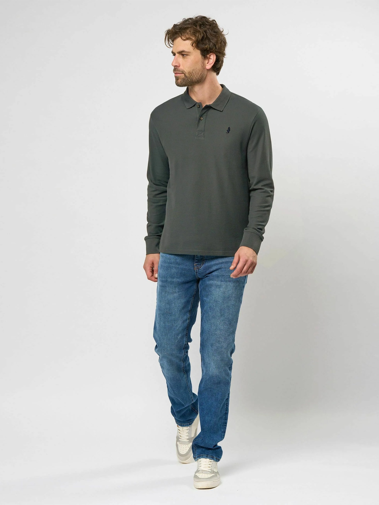 MCS Langarmhemd »MCS Polo long sleeve Rockwall«