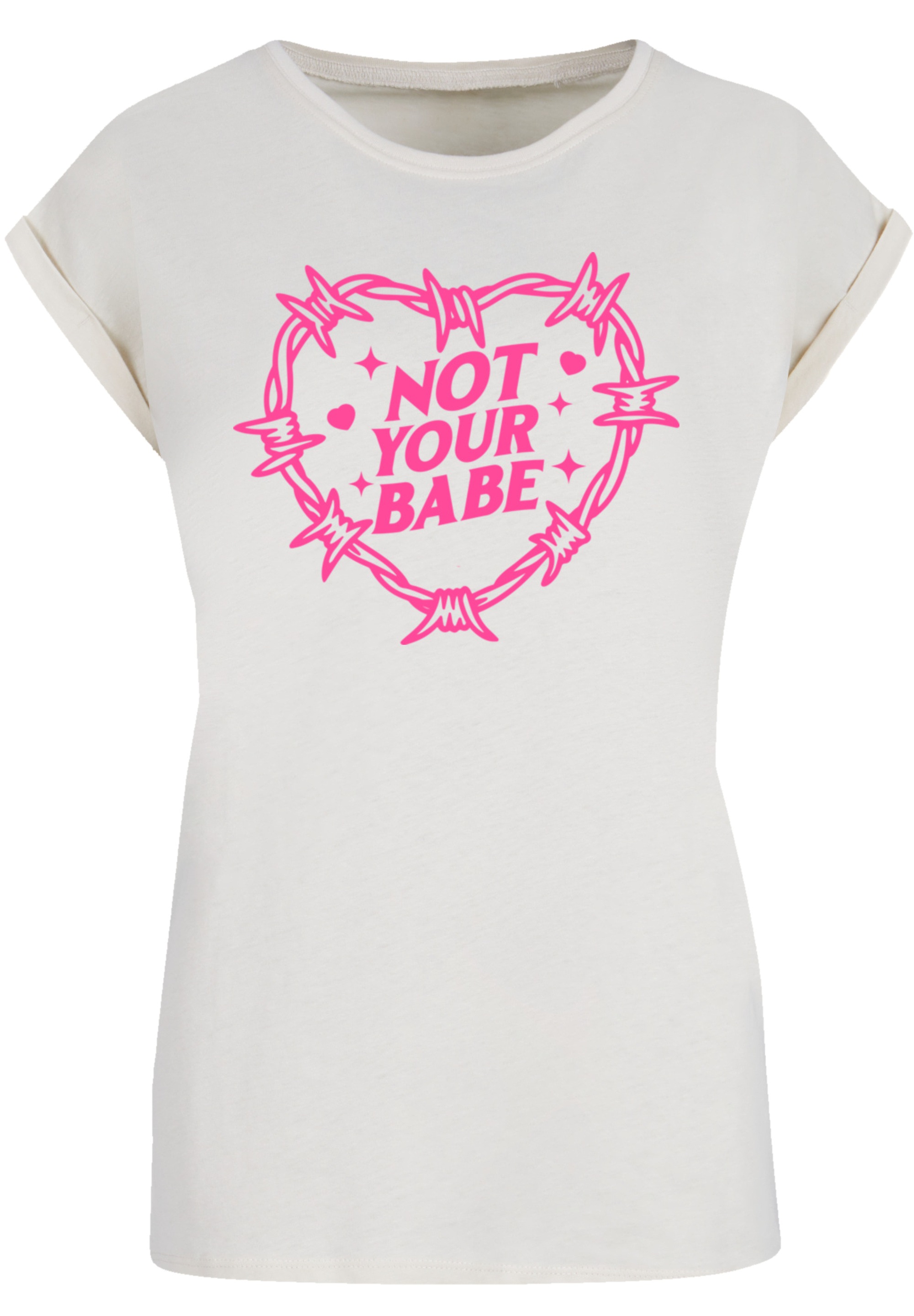 F4NT4STIC T-Shirt »Unabhängige Frau Not Your Babe Frauentag« Premium Qualität