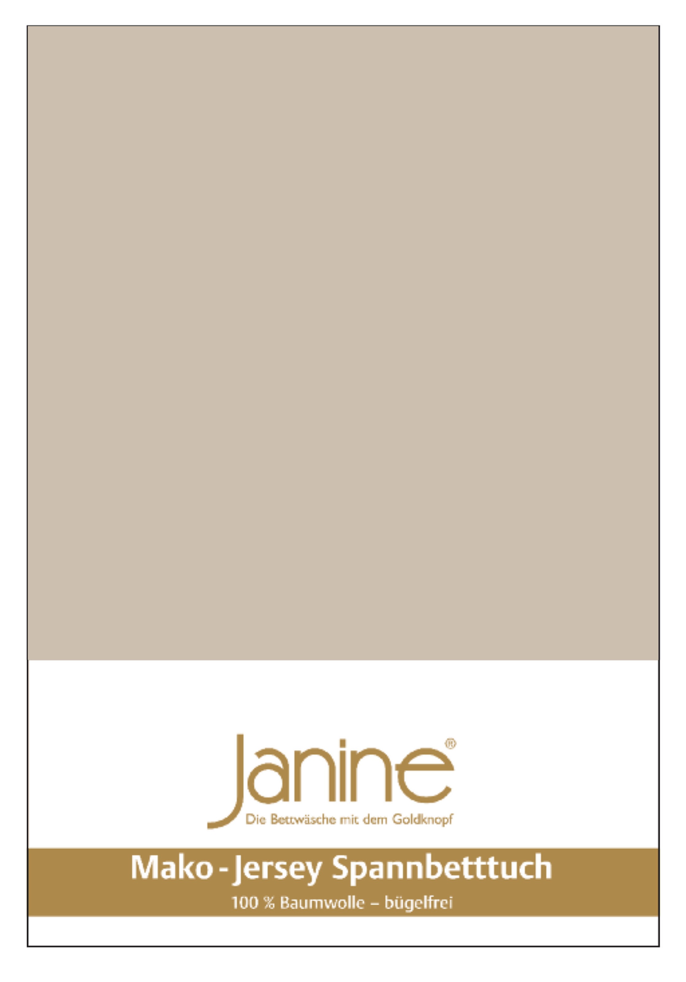 Thumbnail - Janine Spannbettlaken "Spannbetttuch Jersey 5007 23 70x140" Ringsumgummi