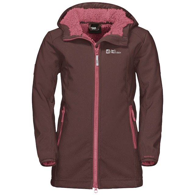 Jack Wolfskin Softshellmantel »KISSEKAT COAT GIRLS« | BAUR