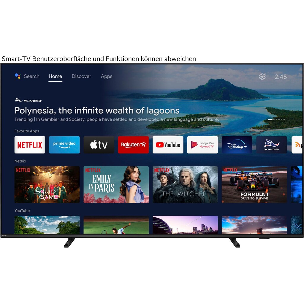 Philips LED-Fernseher »55PUS8007/12«, 139 cm/55 Zoll, 4K Ultra HD, Android TV-Smart-TV