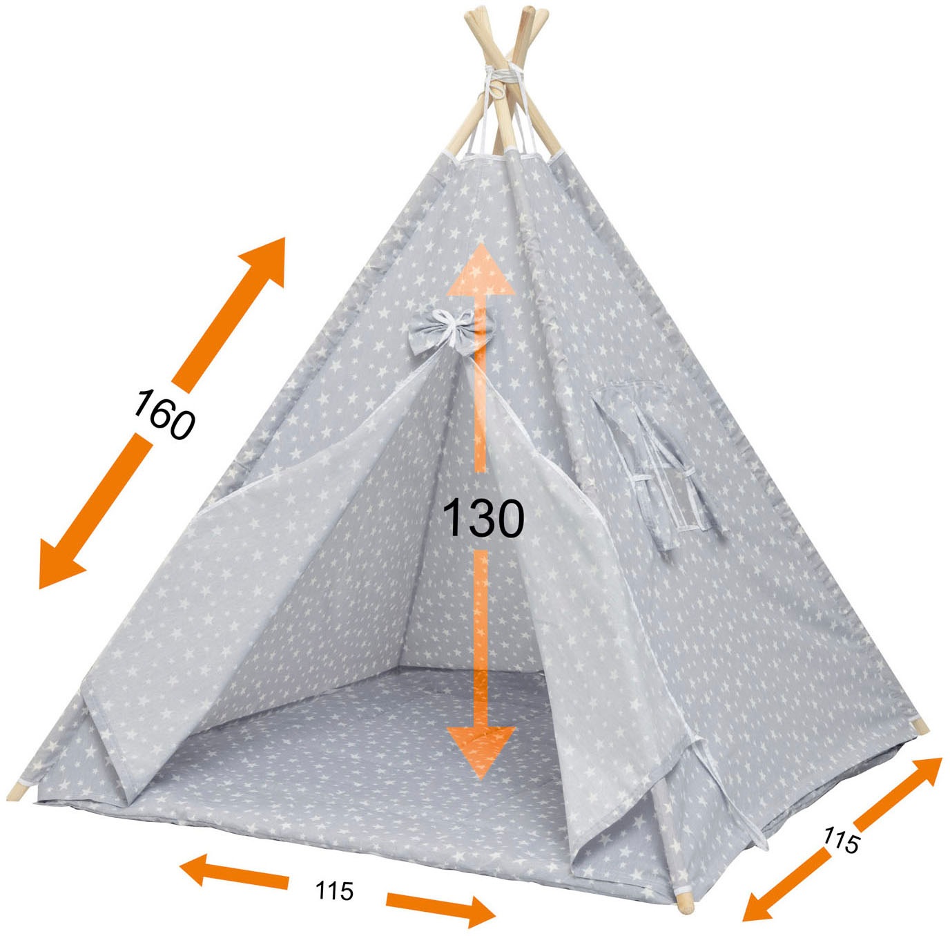 BabyGo Spielzelt »Little Tent«, (1 tlg.), Made in Europe