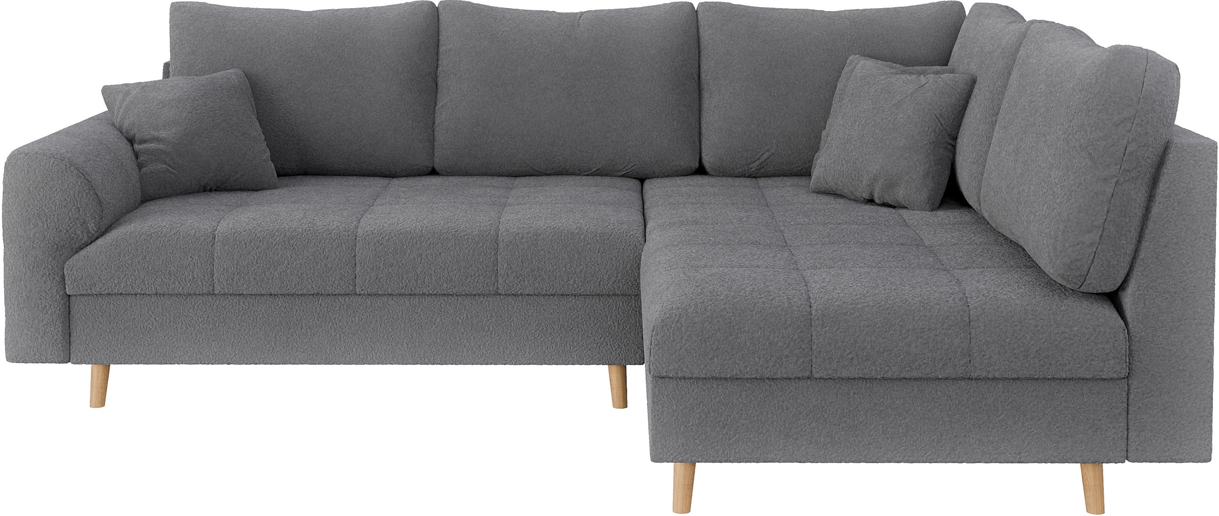 Home affaire Ecksofa "CHARRE L-Form mit Ottomane, Maße B/T/H: 231/161/81 cm günstig online kaufen