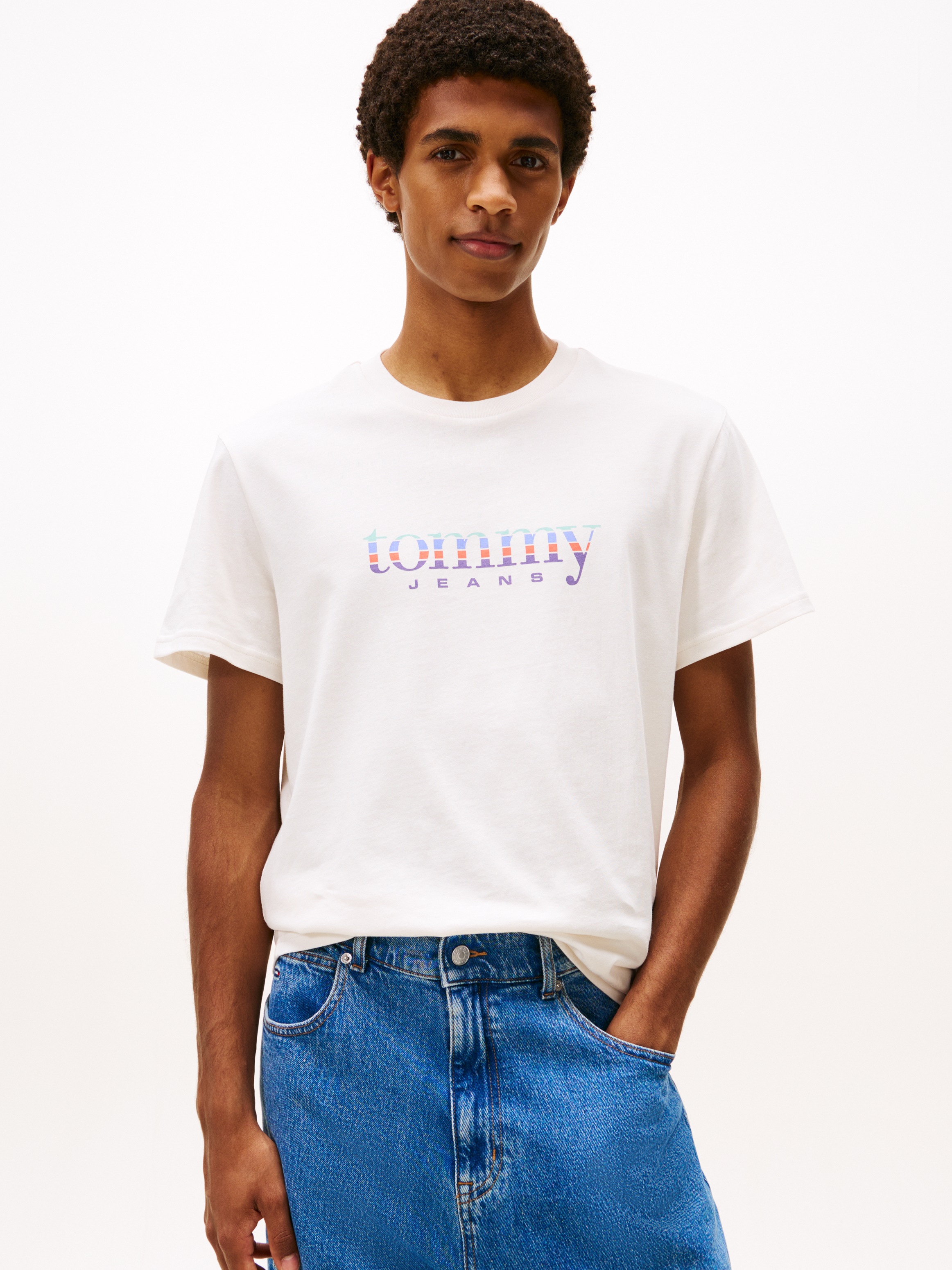 Tommy Jeans T-Shirt "TJM SLIM ENTRY DNA" günstig online kaufen