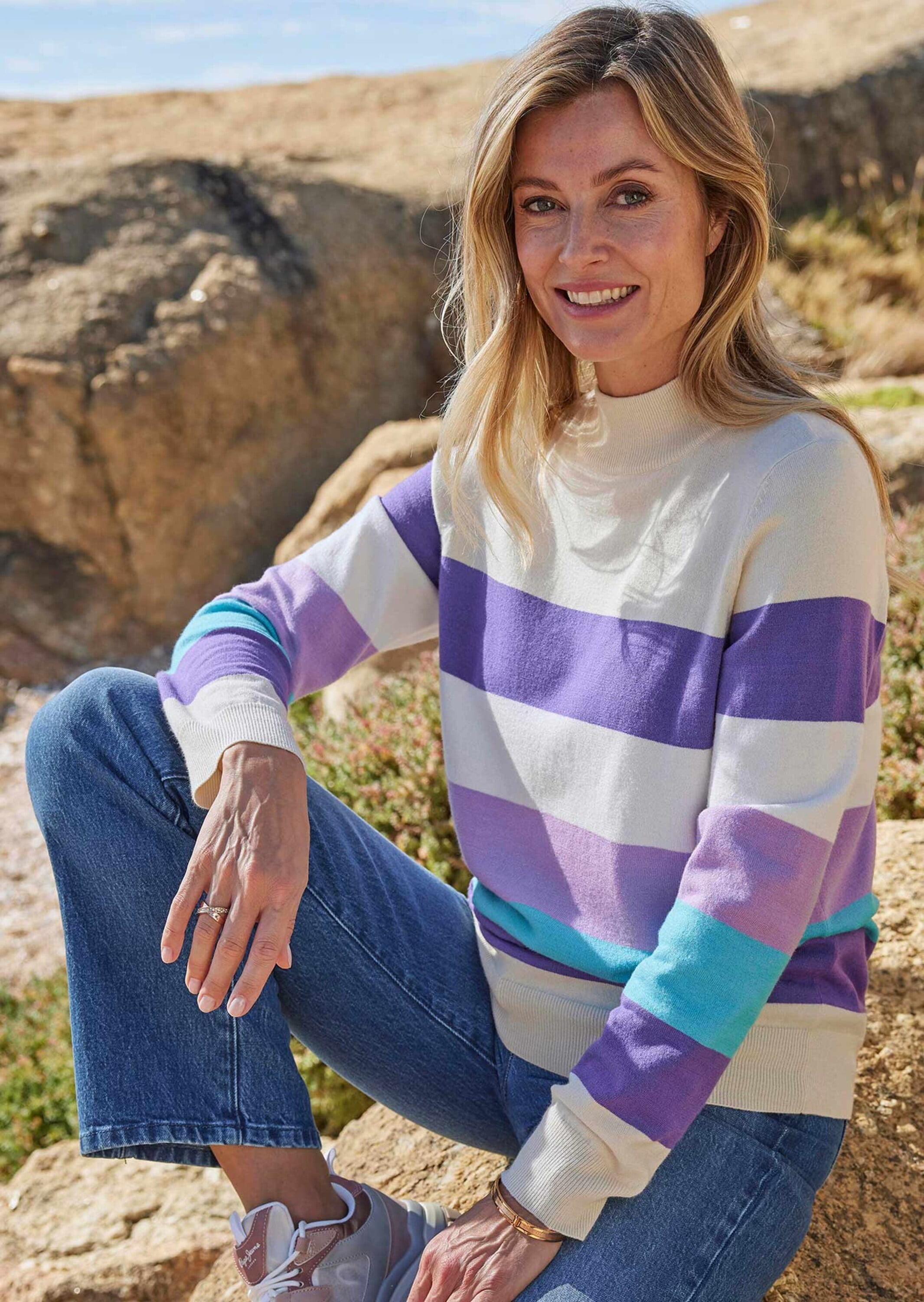 GOLDNER Rundhalspullover »Kurzgröße Strickpullover«