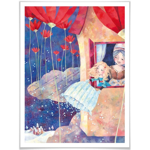 Wall-Art Poster »Märchen Wandbilder Frau Holle«, Geschichten & Märchen, (1  St.), Poster, Wandbild, Bild, Wandposter kaufen | BAUR