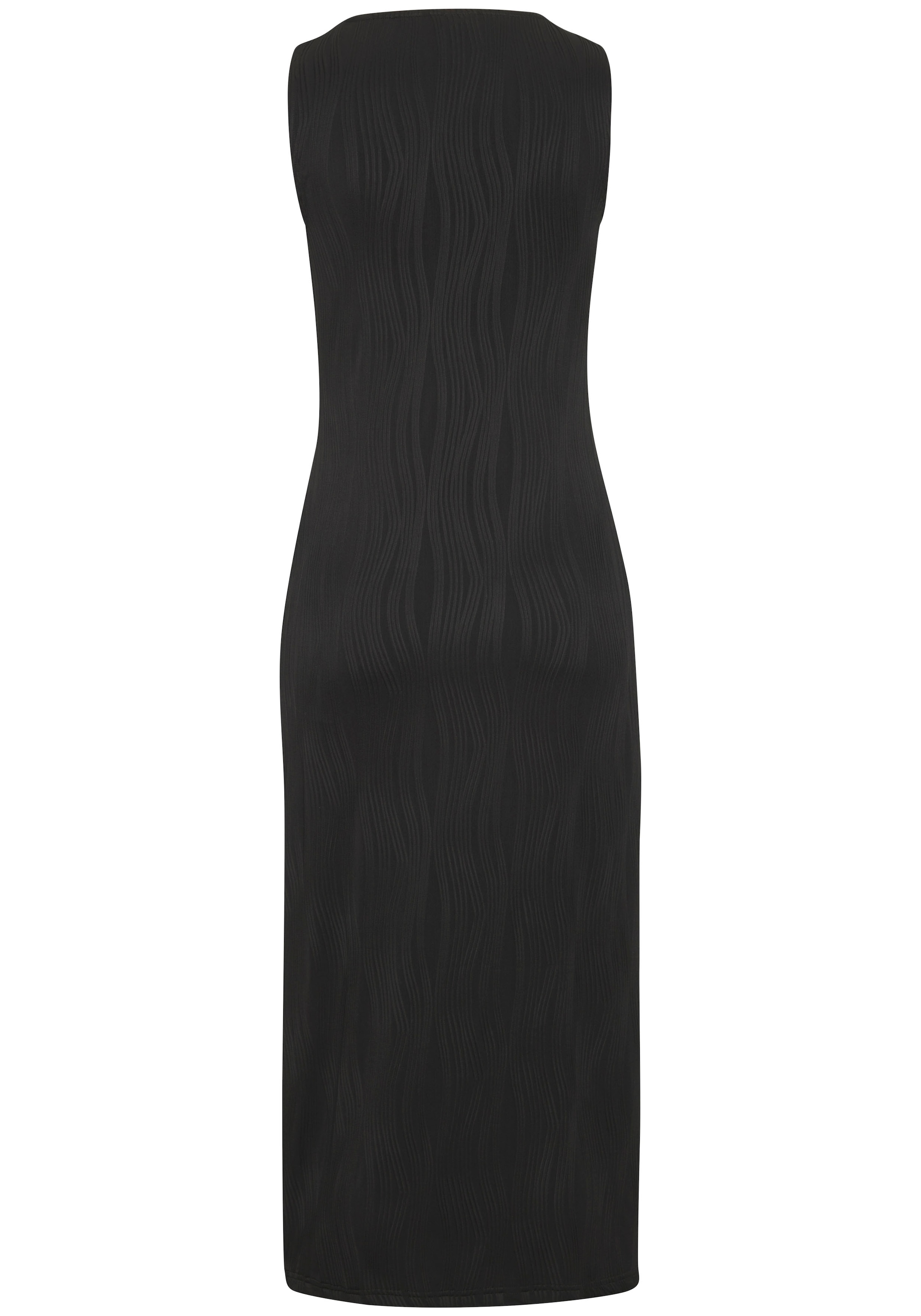 LASCANA Midikleid, mit Strukturmuster, enges Kleid, figurbetont