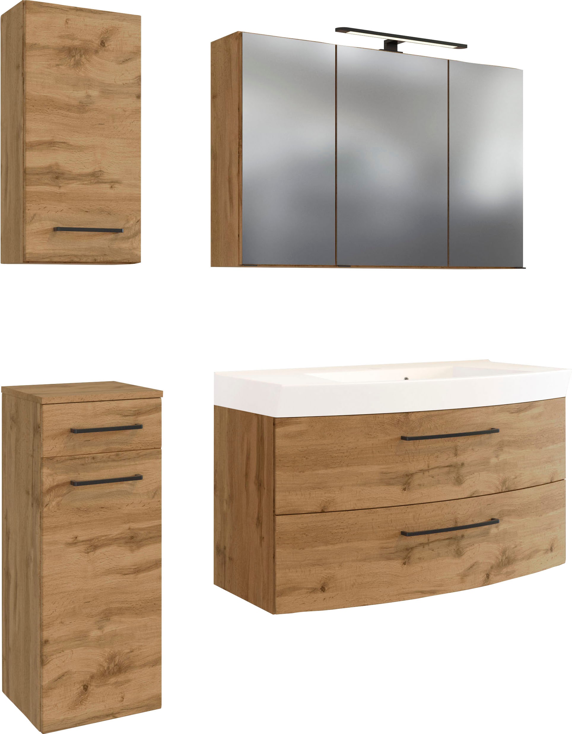 welltime Badmöbel-Set "Chicago" 4 Stk. tlg. günstig online kaufen