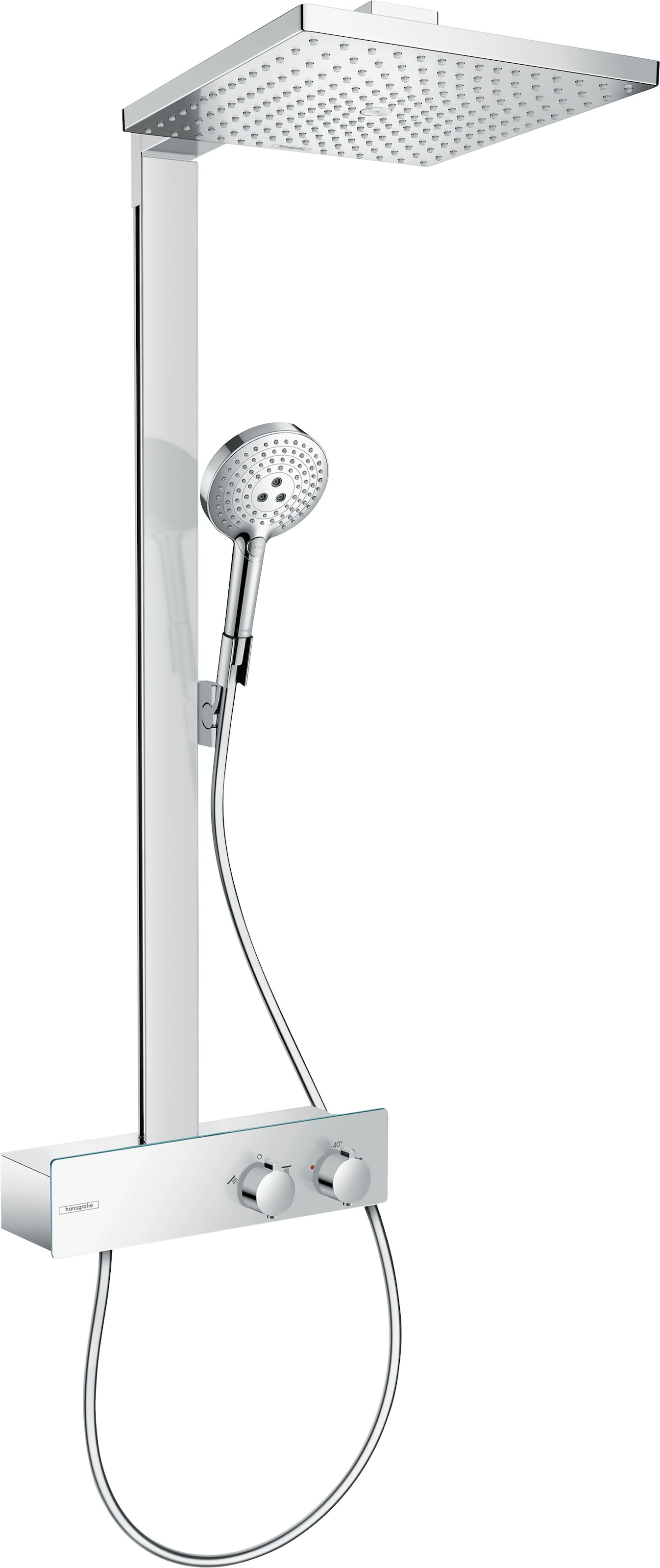 hansgrohe Duschsystem »Raindance E«, (Komplett-Set), Raindance E 360 mit ShowerTablet 350, chrom