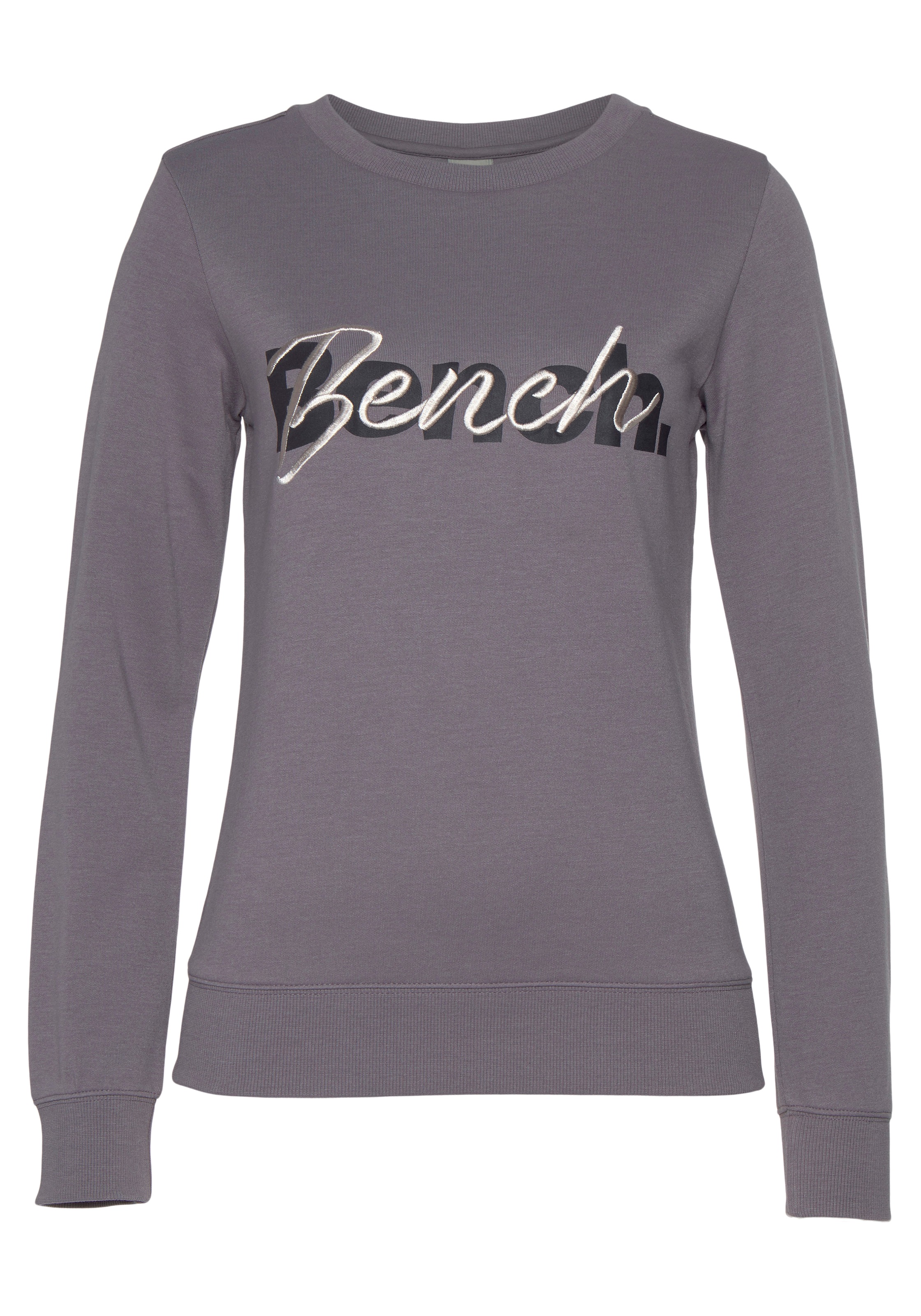 Bench. Loungewear Sweatshirt, mit Logodruck und Stickerei, Loungeanzug günstig online kaufen