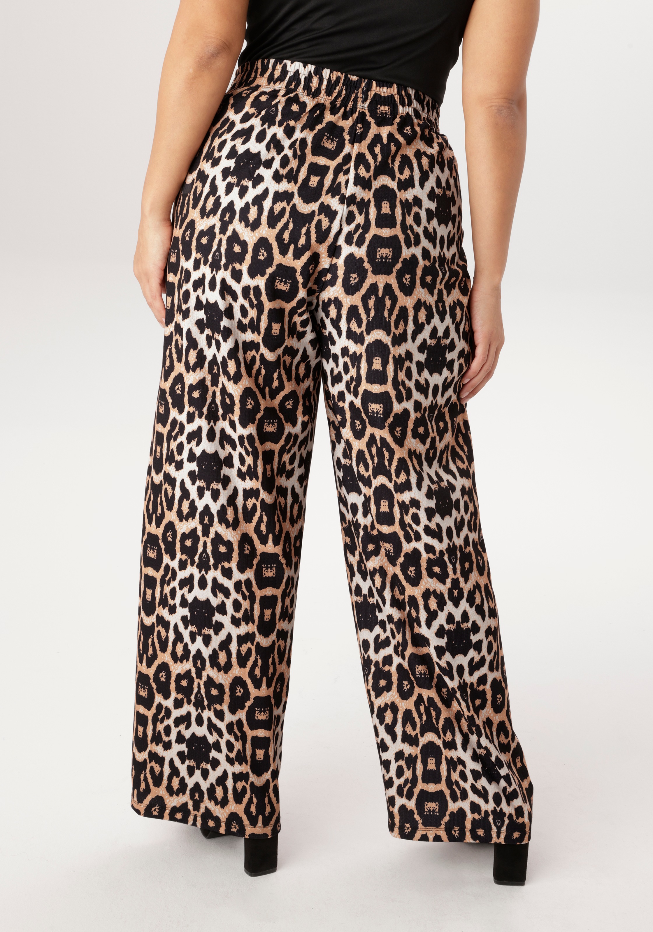 Aniston PLUS Schlupfhose in trendigem Leoprint - NEUE KOLLEKTION günstig online kaufen