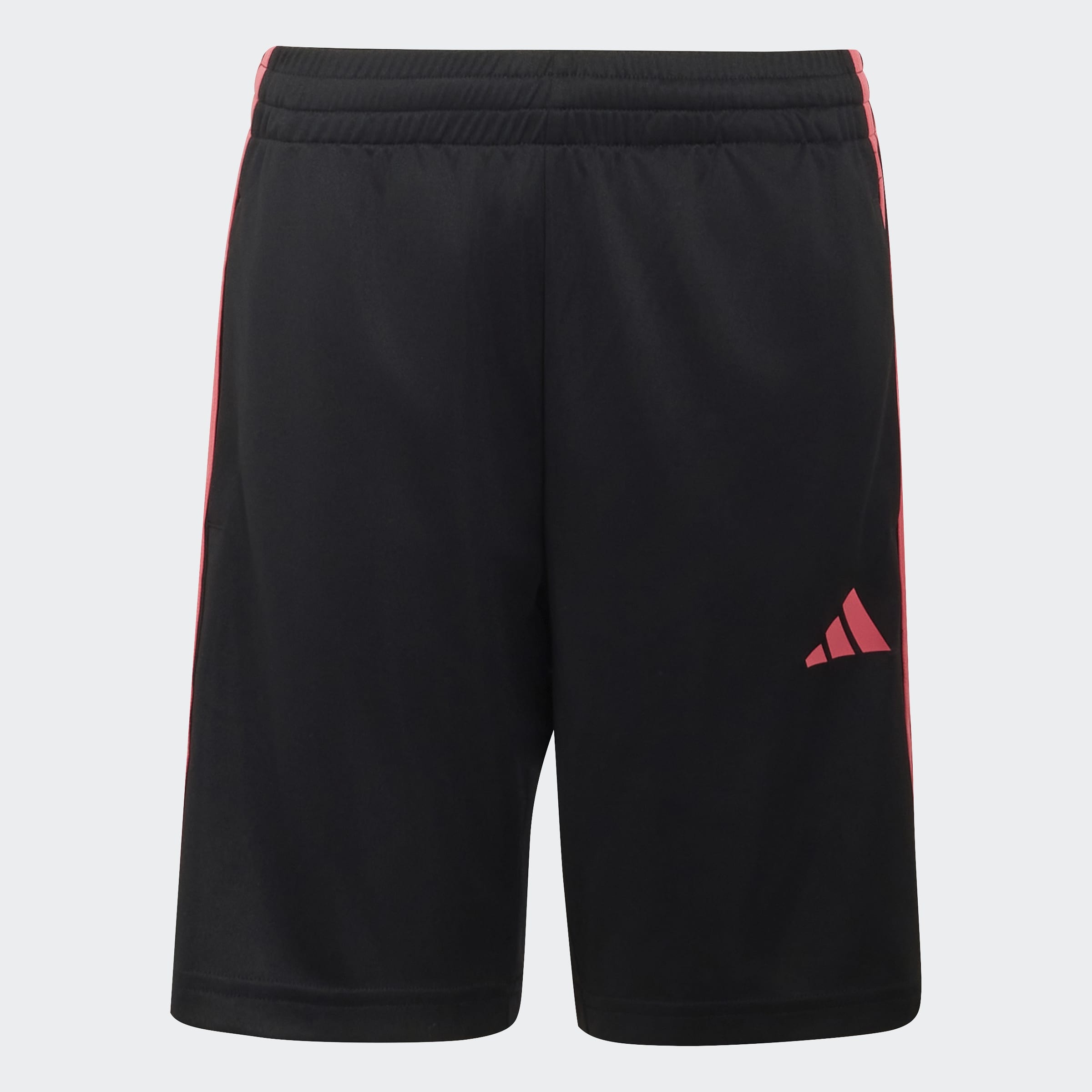 adidas Sportswear Trainingsanzug »TRAIN ESSENTIALS 3-STREIFEN KIDS -SET« 2 zweiteiliges Set, sportlicher Stil, Shirt und Shorts/kurze Hose