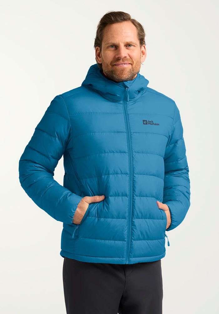 Jack Wolfskin Daunenjacke "ATHER DOWN HOODY M RDS" mit Kapuze günstig online kaufen