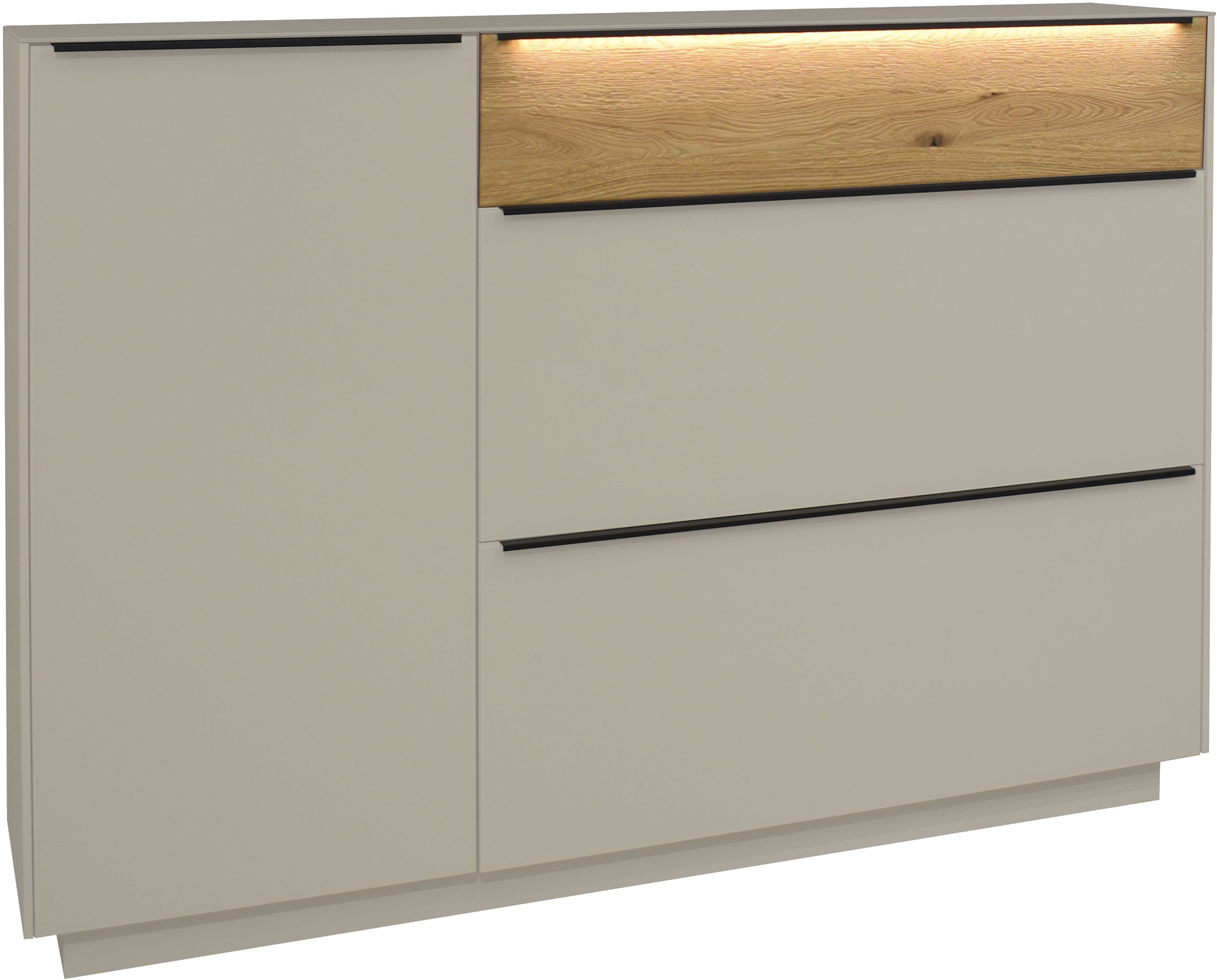 Mäusbacher Schuhschrank "Nova Garderobe" inkl. Metallschuhkörbe und Griffbeleuchtung BHT 107 x 110 x 32 cm