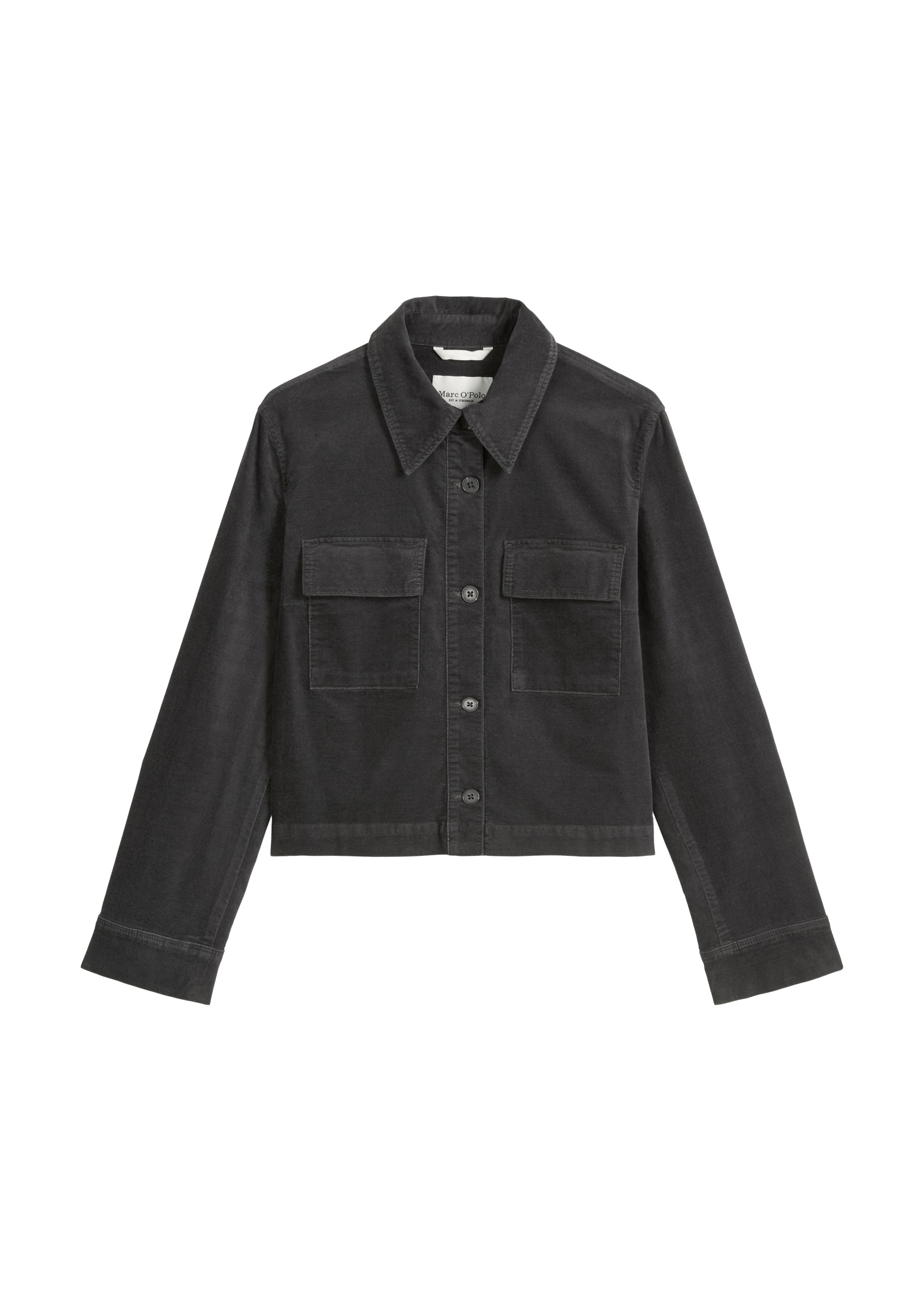 Marc O'Polo Kurzjacke »aus Organic-Cotton-Viskose-Stretch« ohne Kapuze