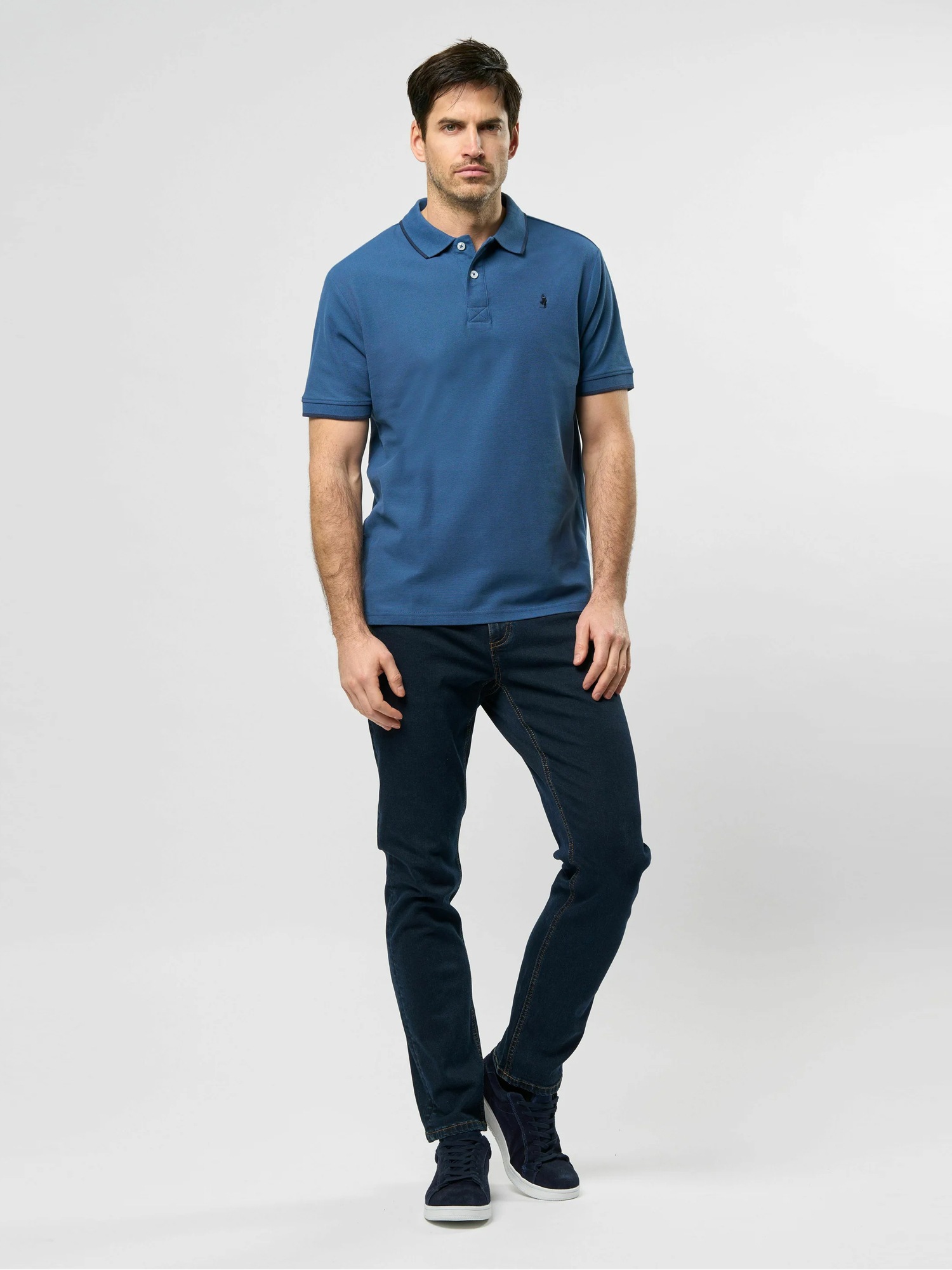 MCS Kurzarmhemd »MCS Polo shirt River«
