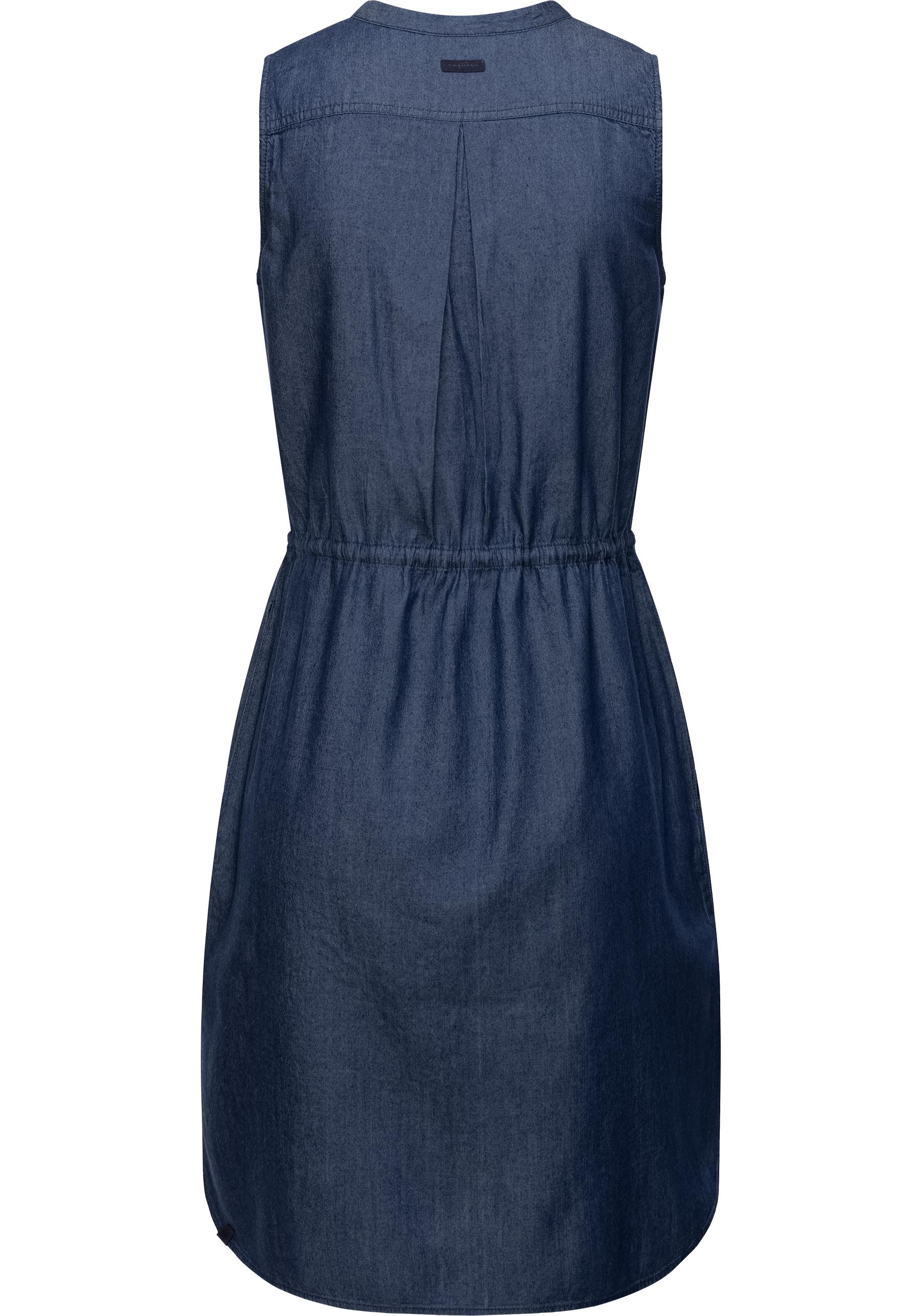 Ragwear Shirtkleid »Roisin Denim«, stylisches Sommerkleid mit Bindeband