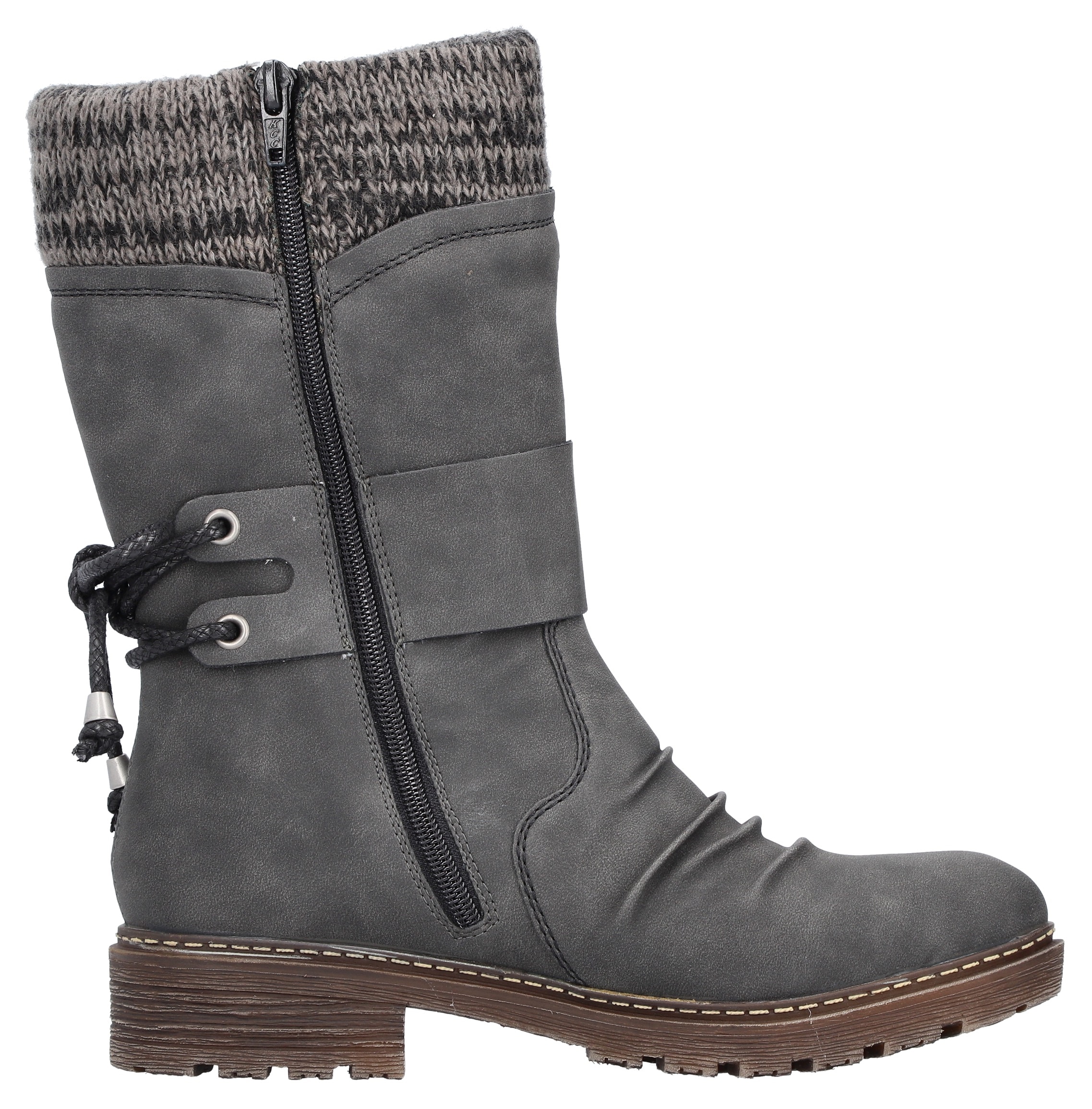 Rieker Winterstiefel, Kurz-Stiefel, Blockabsatz, mit wasserabweisender riekerTEX-Membran