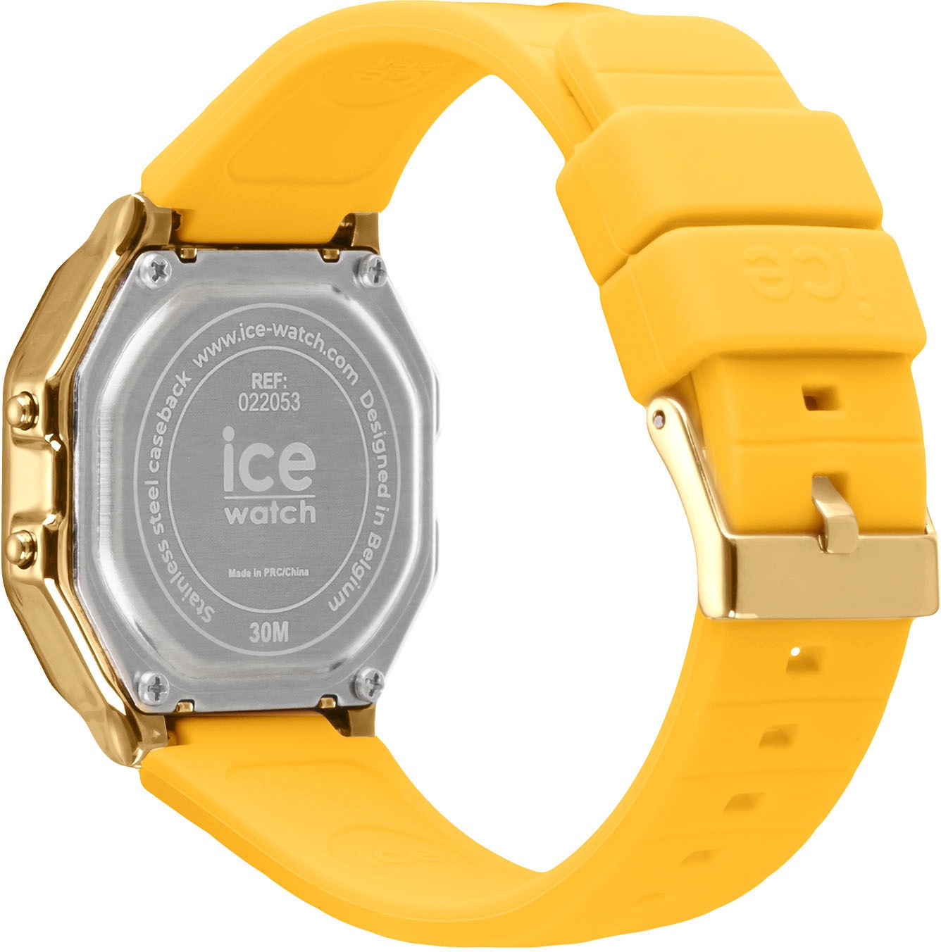 ice-watch Chronograph »ICE digit retro - Small«, Armbanduhr, Quarzuhr, Damenuhr, Silikonarmband, Datum