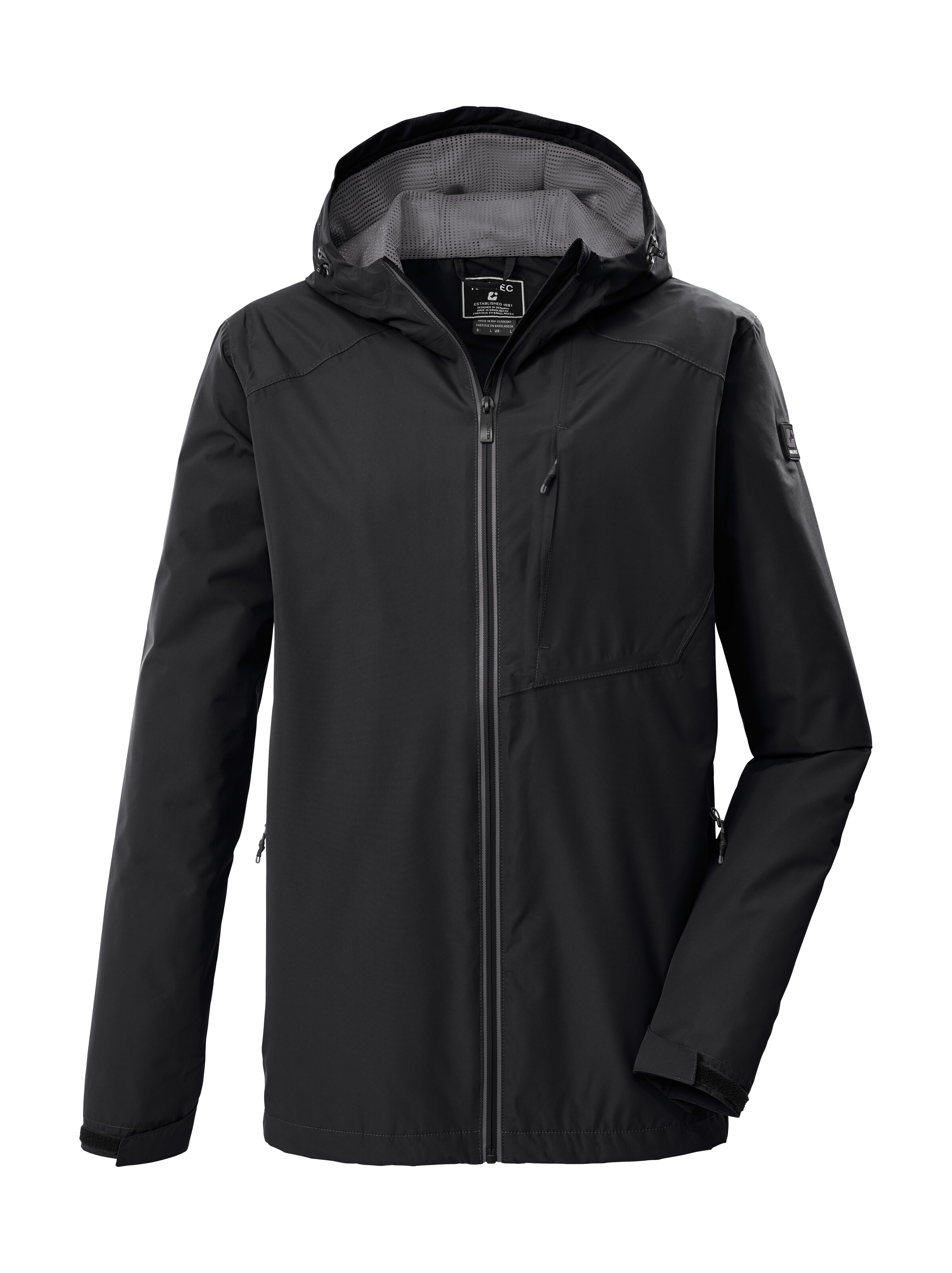Killtec Funktionsjacke "KOS 56 MN JCKT" Leichte, wasserdichte Jacke, atmungsaktiv, kompakt verstaubar