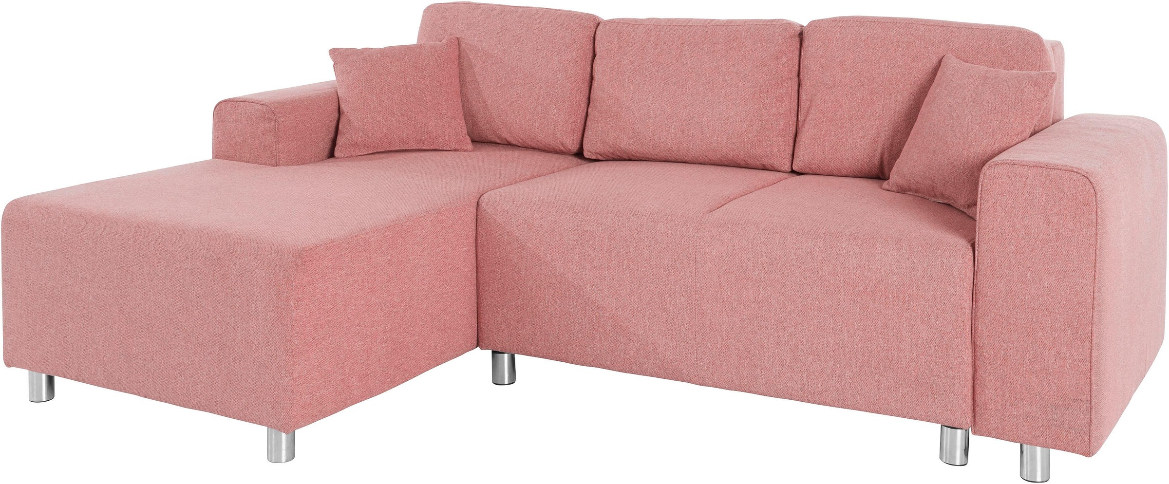 Guido Maria Kretschmer Home&Living Ecksofa »Györ«, L-Form, wahlweise mit Bettfunktion und Bettkasten incl. 2 Zierkissen