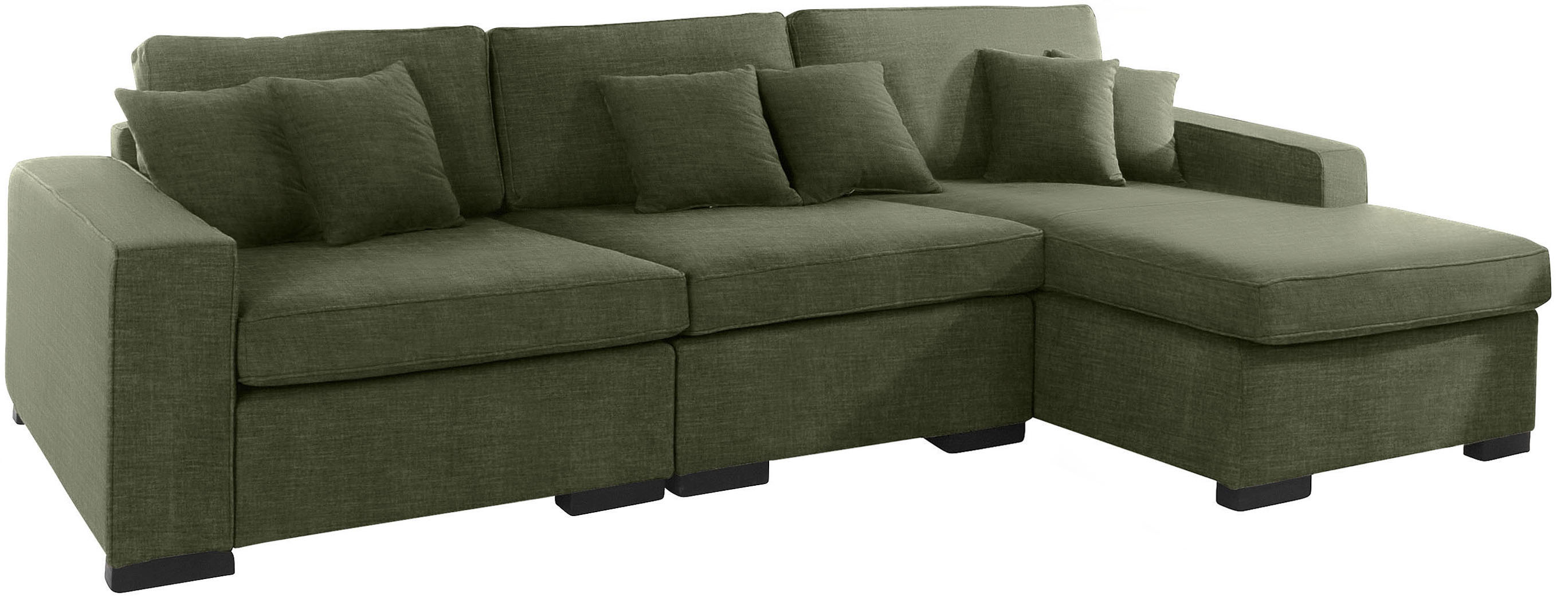 Thumbnail - Home affaire Ottomane "Skara L-Form", Lounge-Sofa mit Federkernpolsterung, in vielen Bezugsvarianten