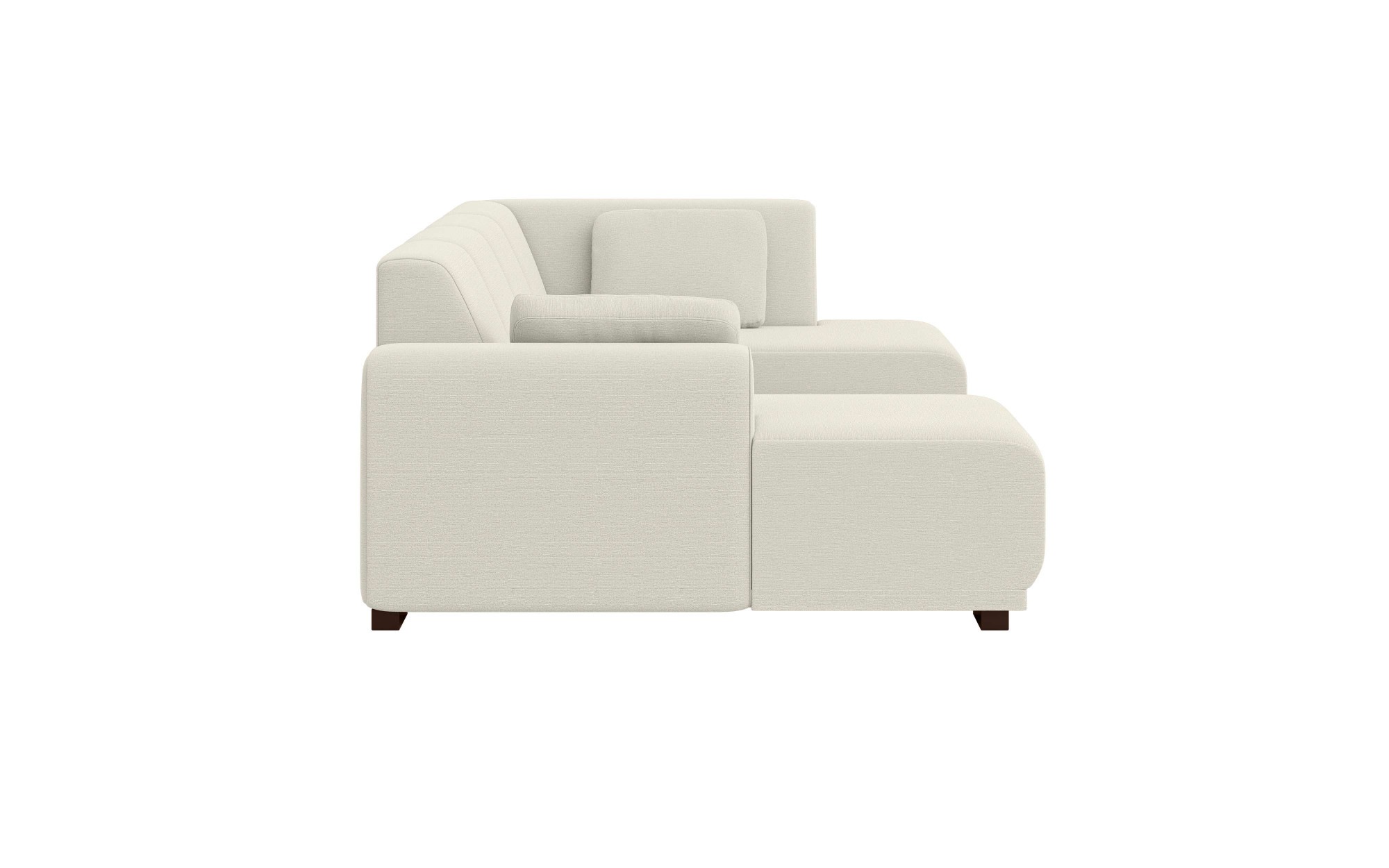 Home affaire Wohnlandschaft »BORNHOLM U-Form mit Recamiere rechts/links, B/T/H: 300/162/85 cm«, U-Form mit Wellenunterfederung, Recamiere rechts oder links bestellbar