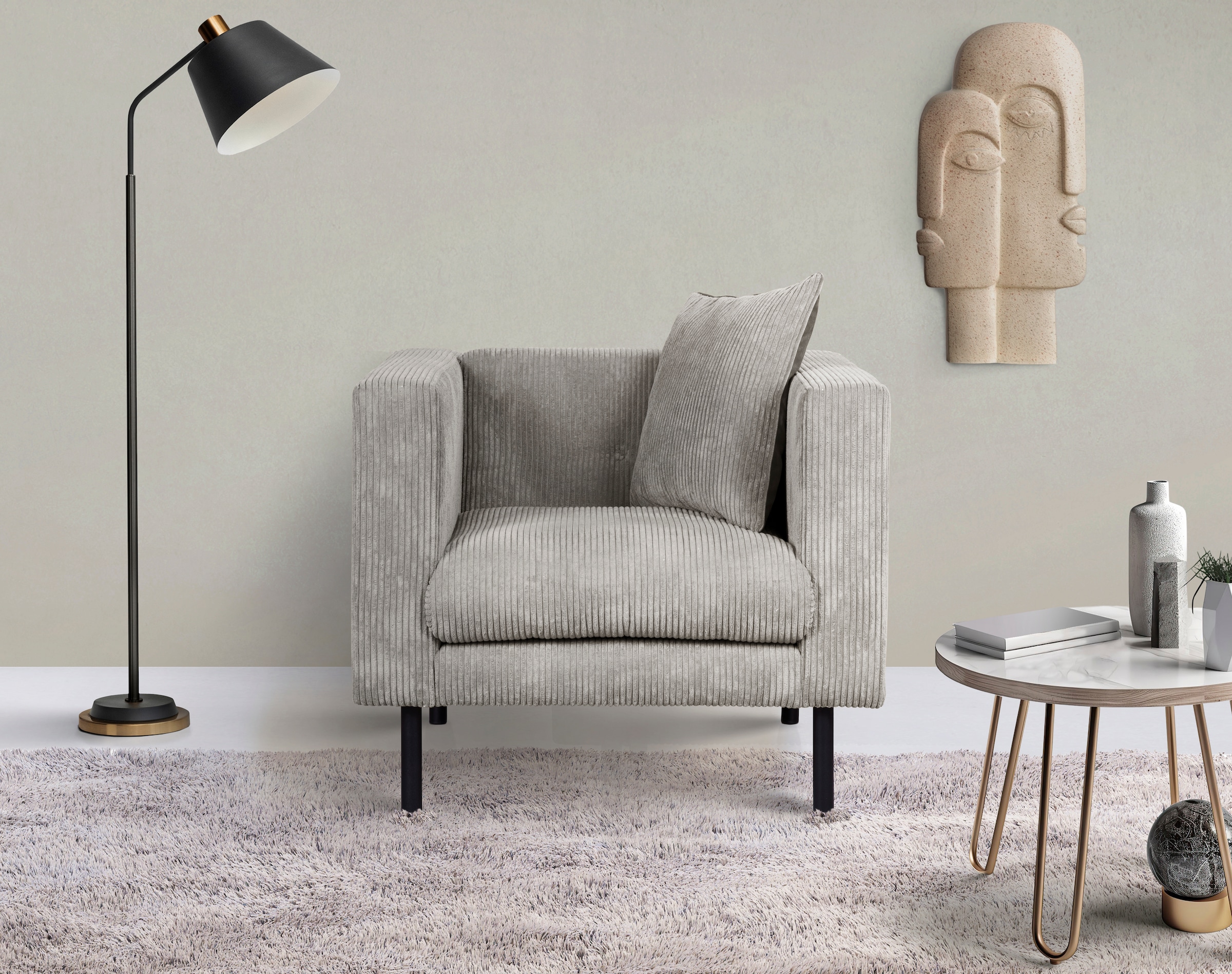 Home affaire Sessel "Lillibeth Cocktailsessel, Loungesessel, Maße B/T/H: 90 günstig online kaufen