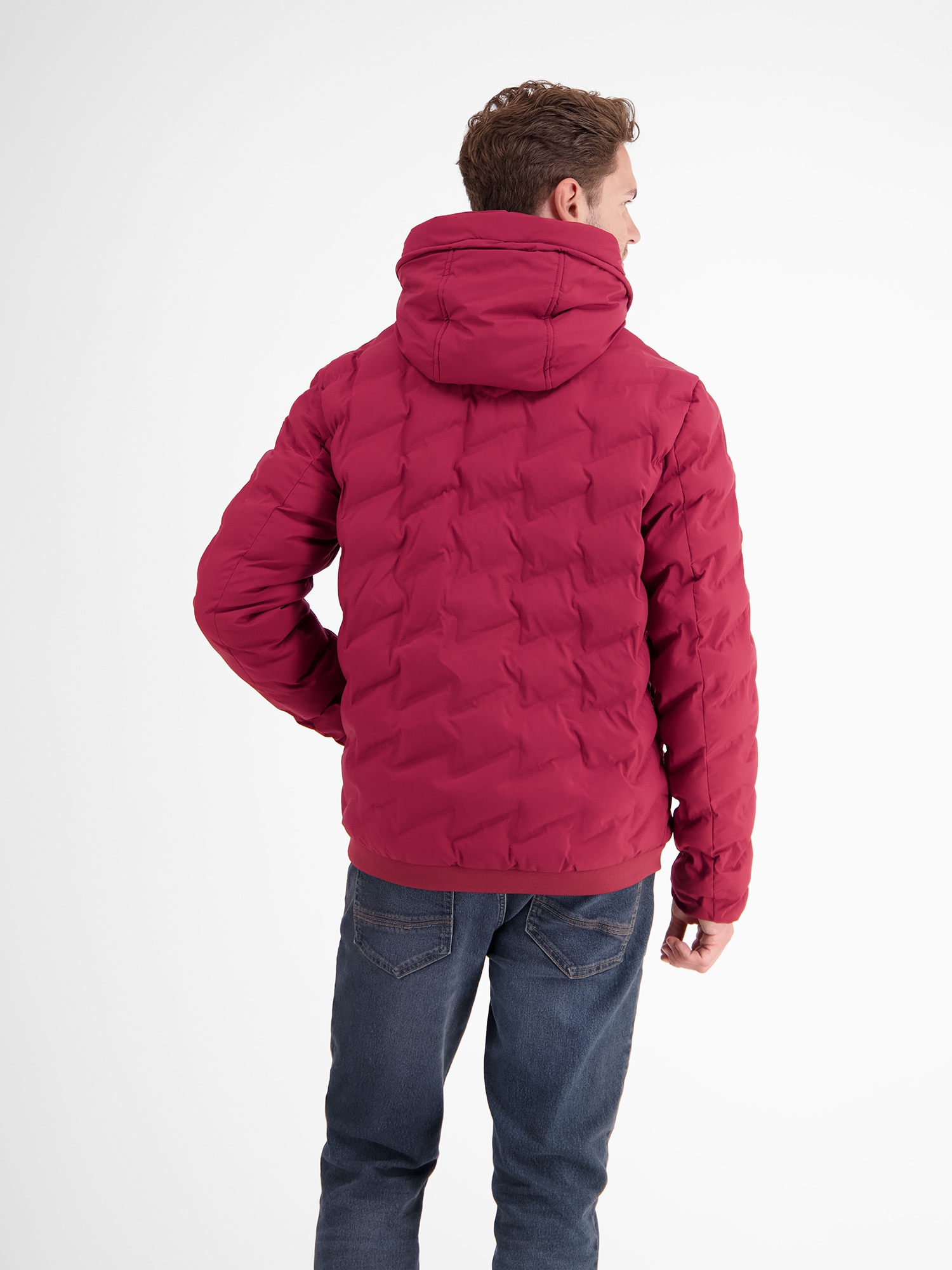 LERROS Outdoorjacke »LERROS Sportive Funktions-Steppjacke für Herren«, mit Kapuze, Wasser- und windabweisend
