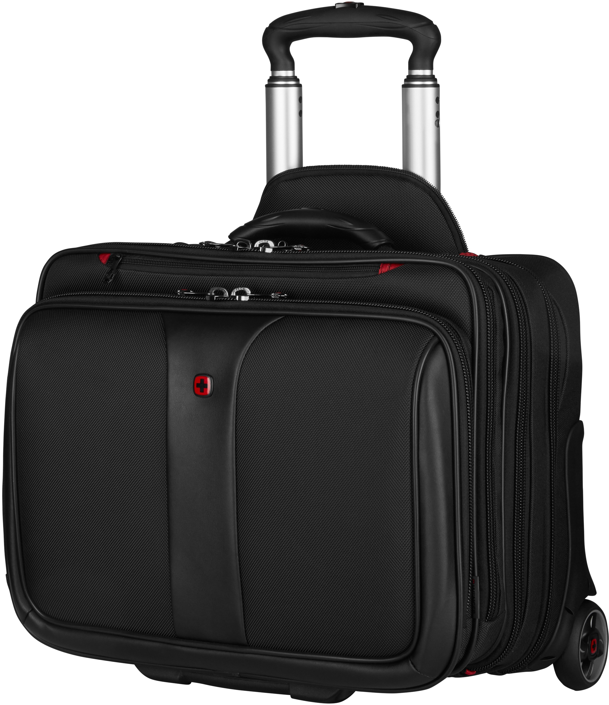 Wenger Business-Trolley »Patriot II, schwarz«, 2 Rollen, mit 17,3-Zoll Laptopfach & abnehmb. Tasche für Laptops bis 15,6-Zoll