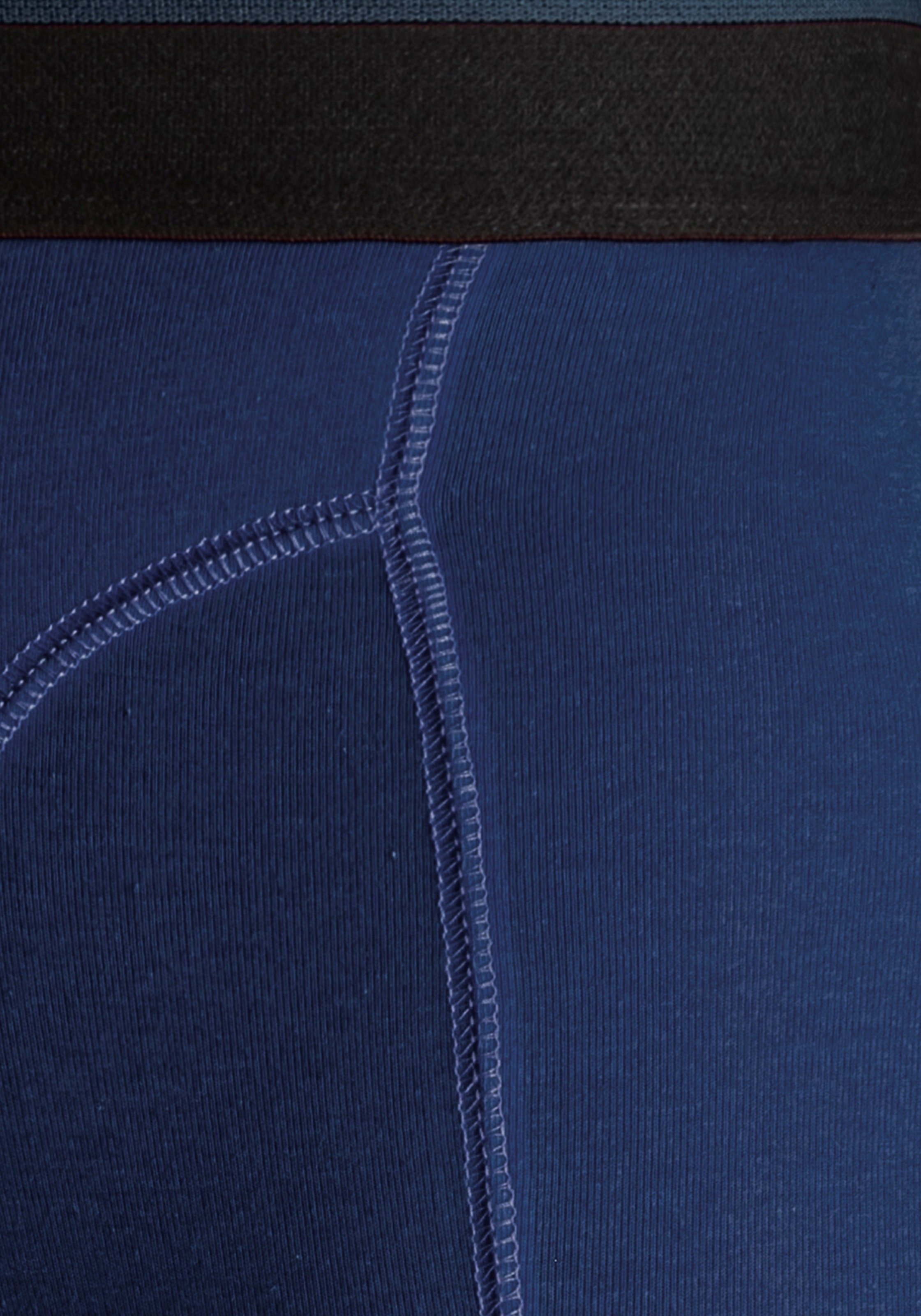 AUTHENTIC LE JOGGER Langer Boxer, (Packung, 5 St.), mit zweifarbigem Webbund und längerem Bein