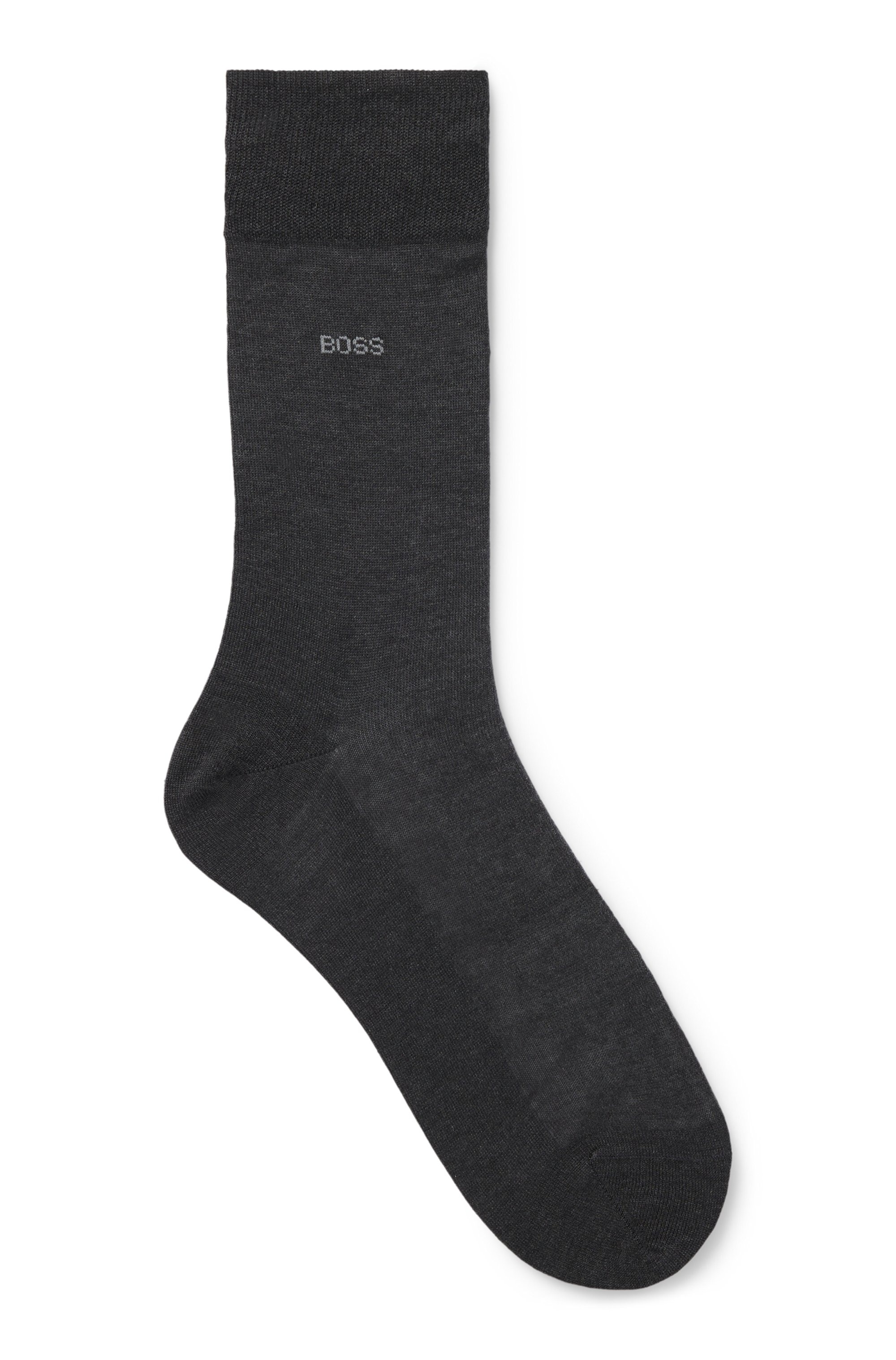 BOSS Businesssocken »George RS Uni MC«, (Packung), mit dezentem, eingestricktem BOSS Logo-Schriftzug