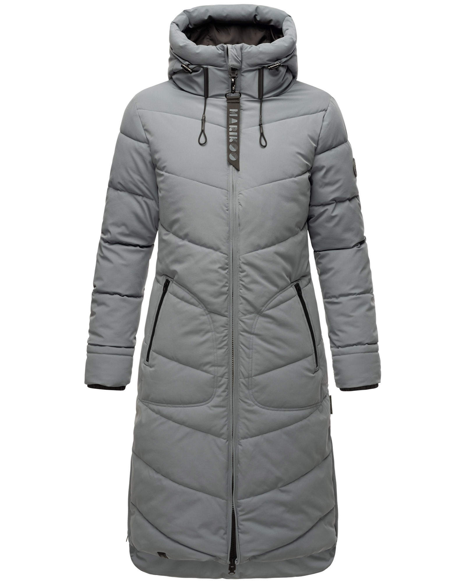Marikoo Winterjacke »Benikoo«, langer Winter Mantel gesteppt
